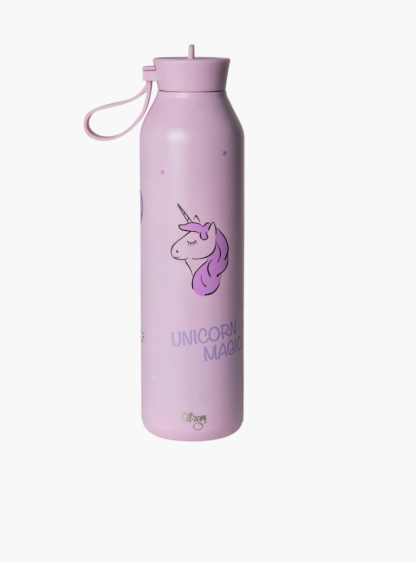 قارورة مياه معزولة بطبعات يونيكورن من سيترون - 750 مل-school-waterbottles-image-1