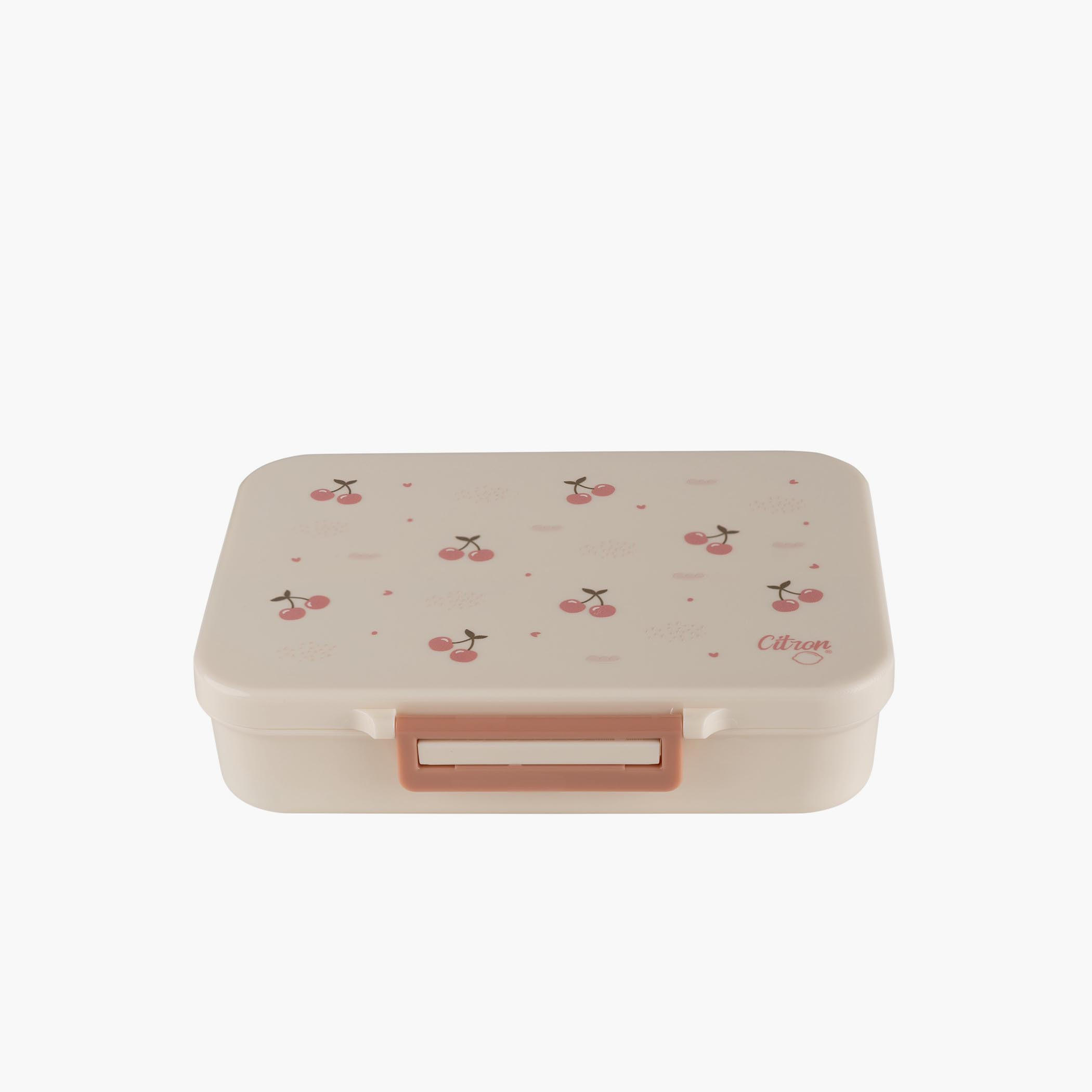 Citron Cherry Print 4-Compartment Bento Lunch Box-school-lunchessentials-lunchboxes-image-1