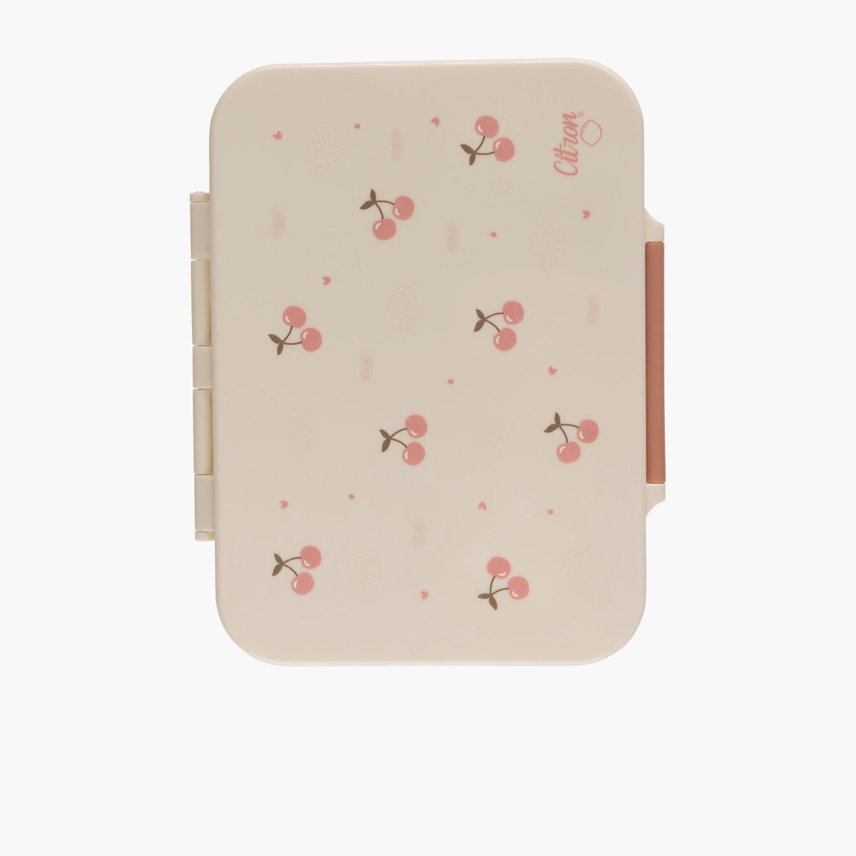 Citron Cherry Print 4-Compartment Bento Lunch Box-school-lunchessentials-lunchboxes-image-3