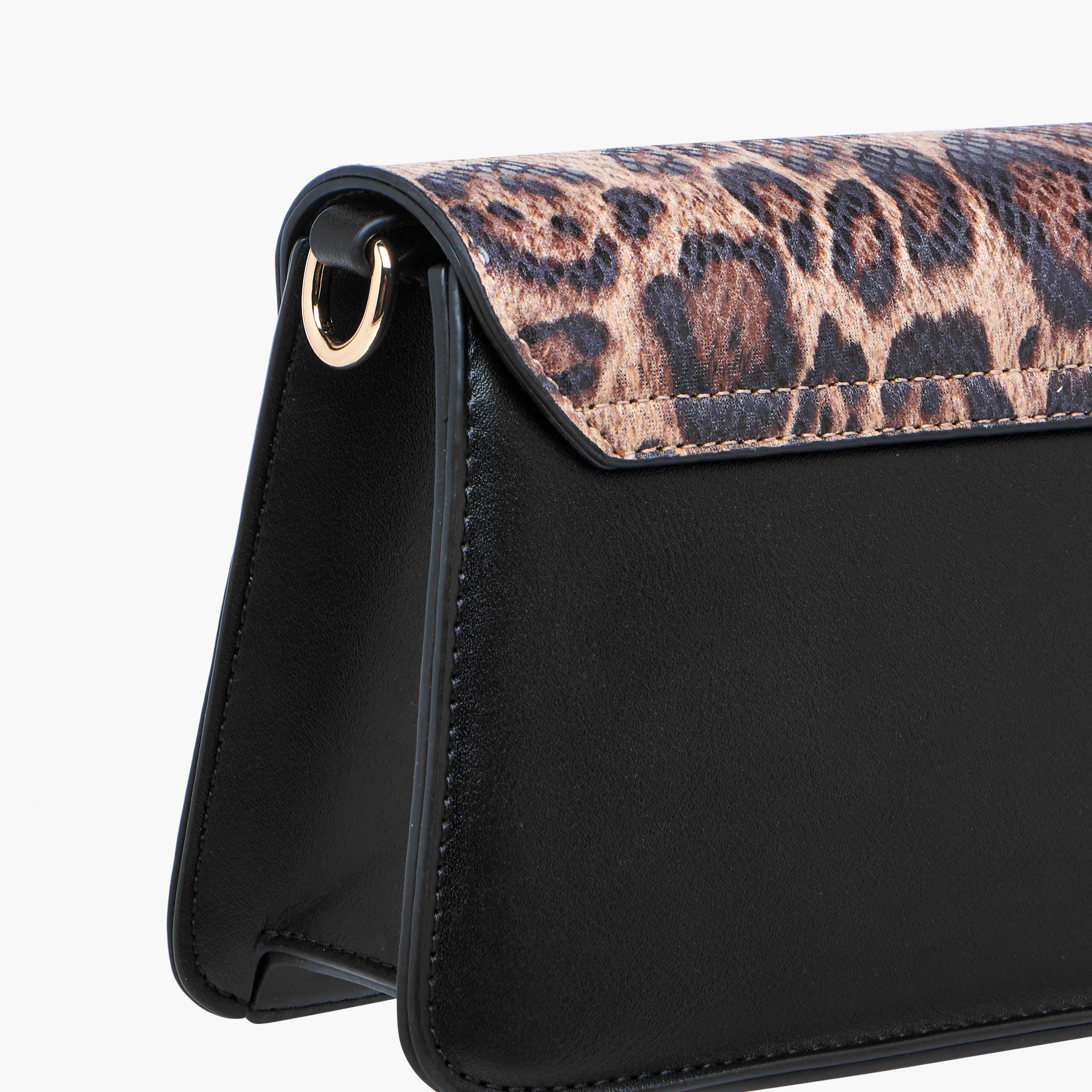 Celeste Animal Print Crossbody Bag with Chain Strap-women-bagsandwallets-handbags-image-6