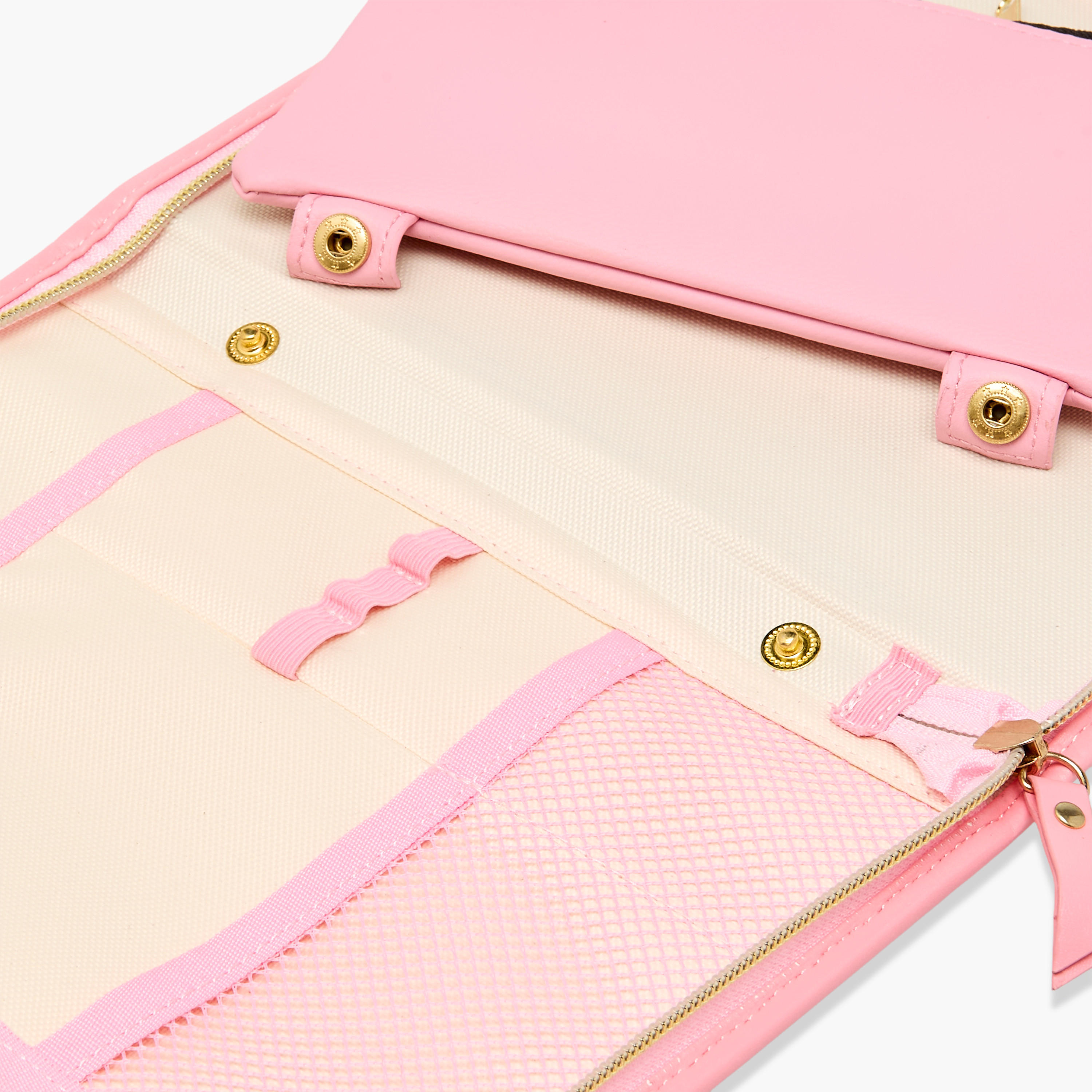 Checked Notebook Case with Pouch-school-stationery-notebooks-image-6