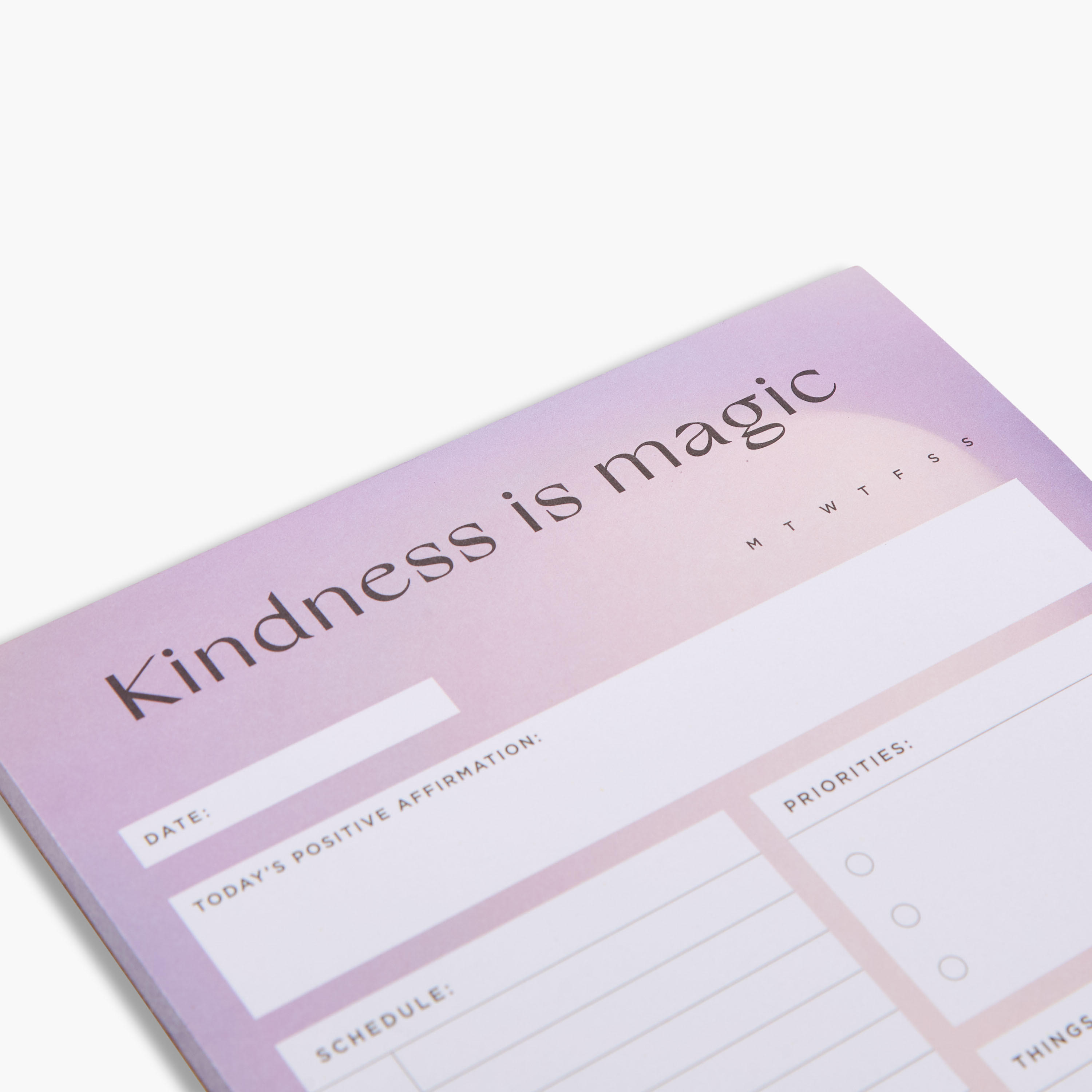 Kindness Is Magic Printed 60-Sheet Daily Journal and Planner-school-stationery-notebooks-image-3