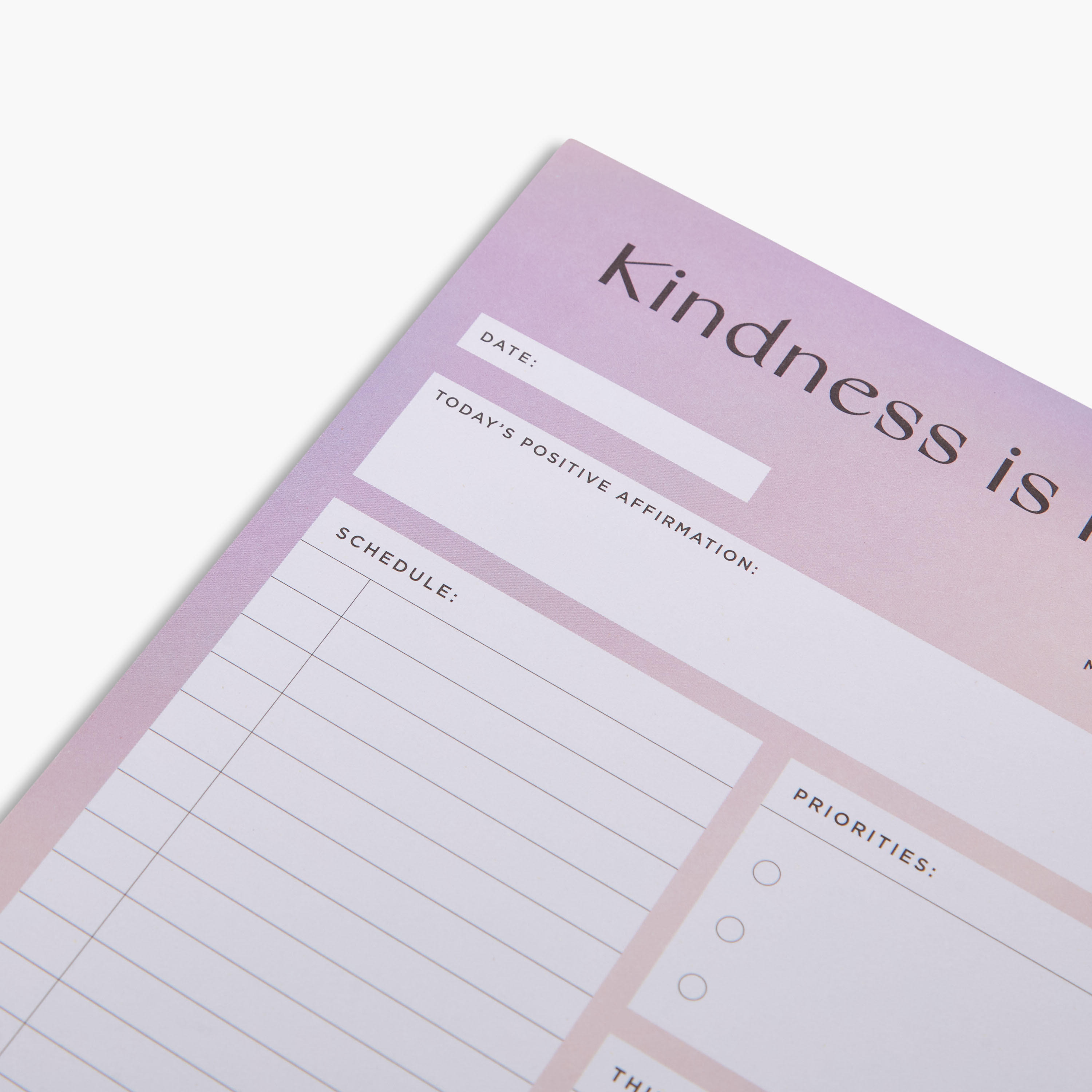 Kindness Is Magic Printed 60-Sheet Daily Journal and Planner-school-stationery-notebooks-image-4