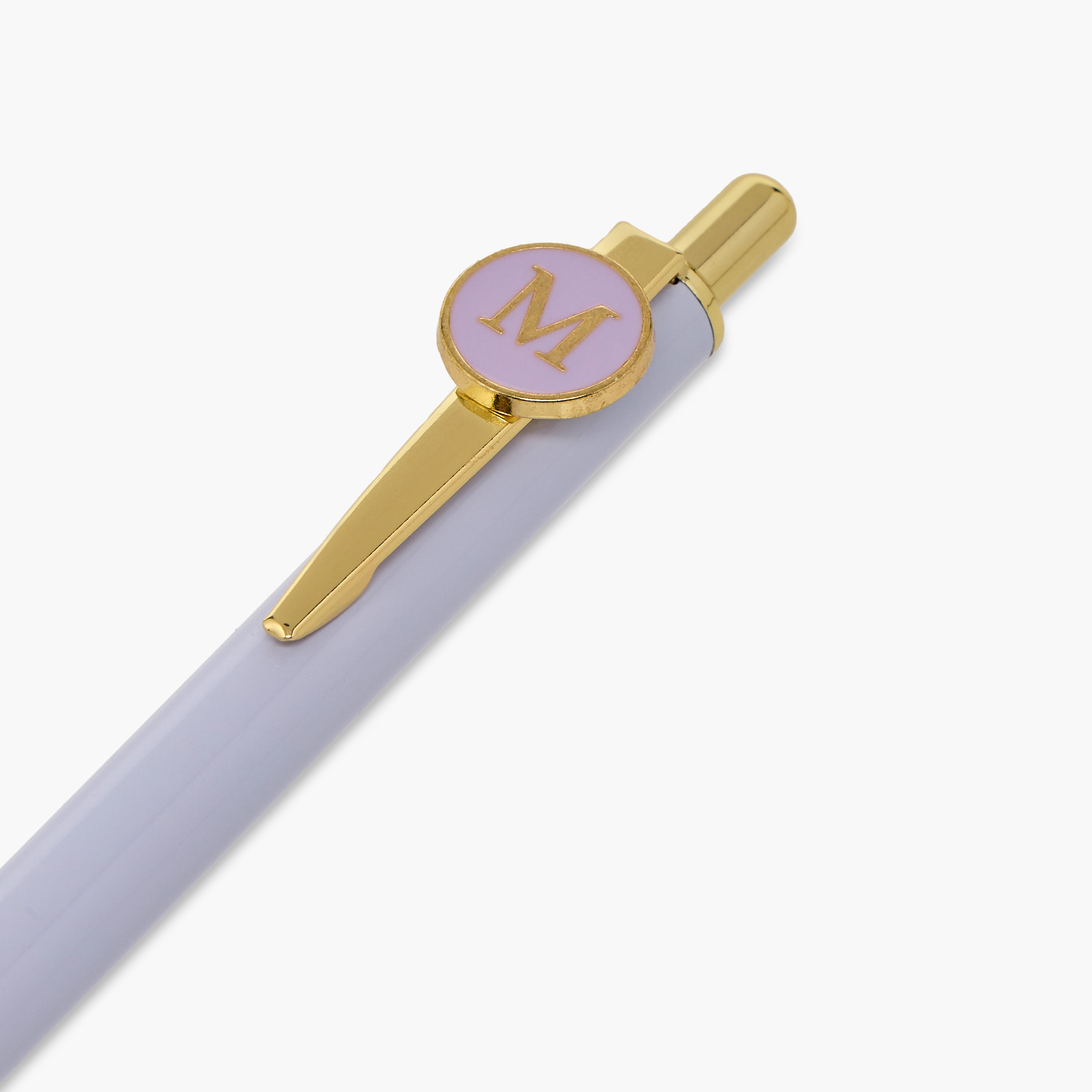 Metal Ball Pen with Initial Print-school-stationery-pensandpencils-image-3