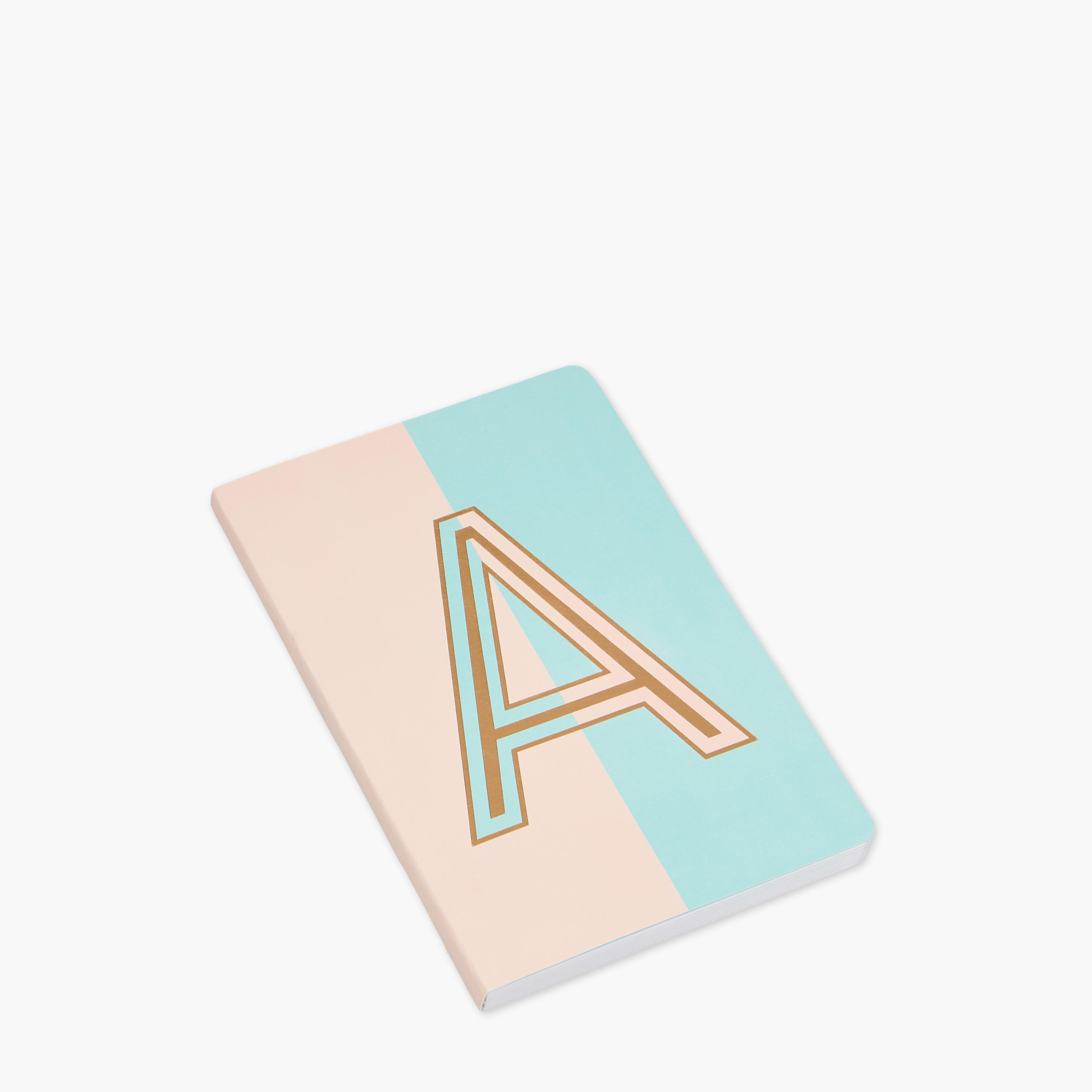 Initial A Print 96-Page Ruled Soft Cover Notebook-school-stationery-notebooks-image-2