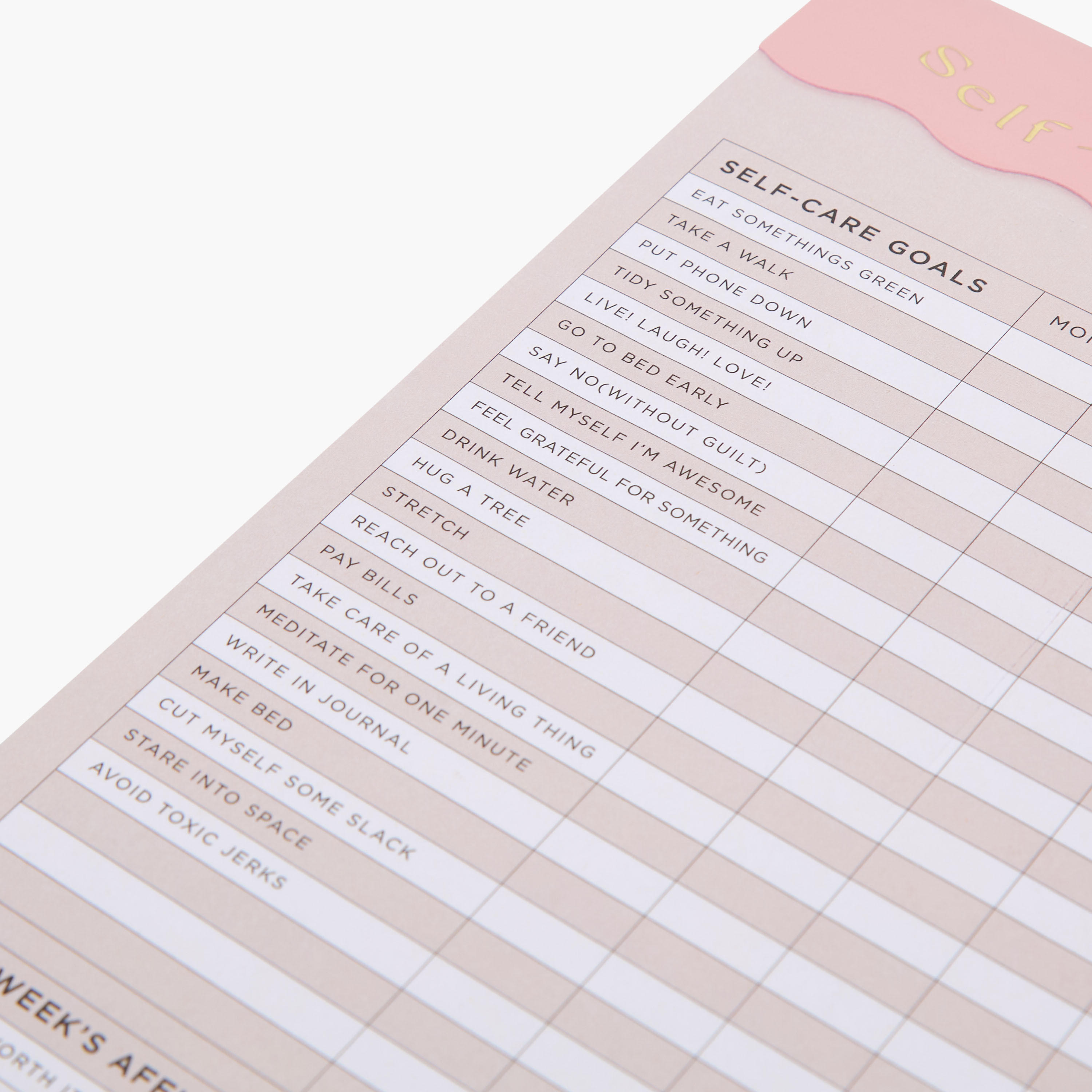 Self-Care 60-Sheet Weekly Tracker Notepad-school-stationery-notebooks-image-4
