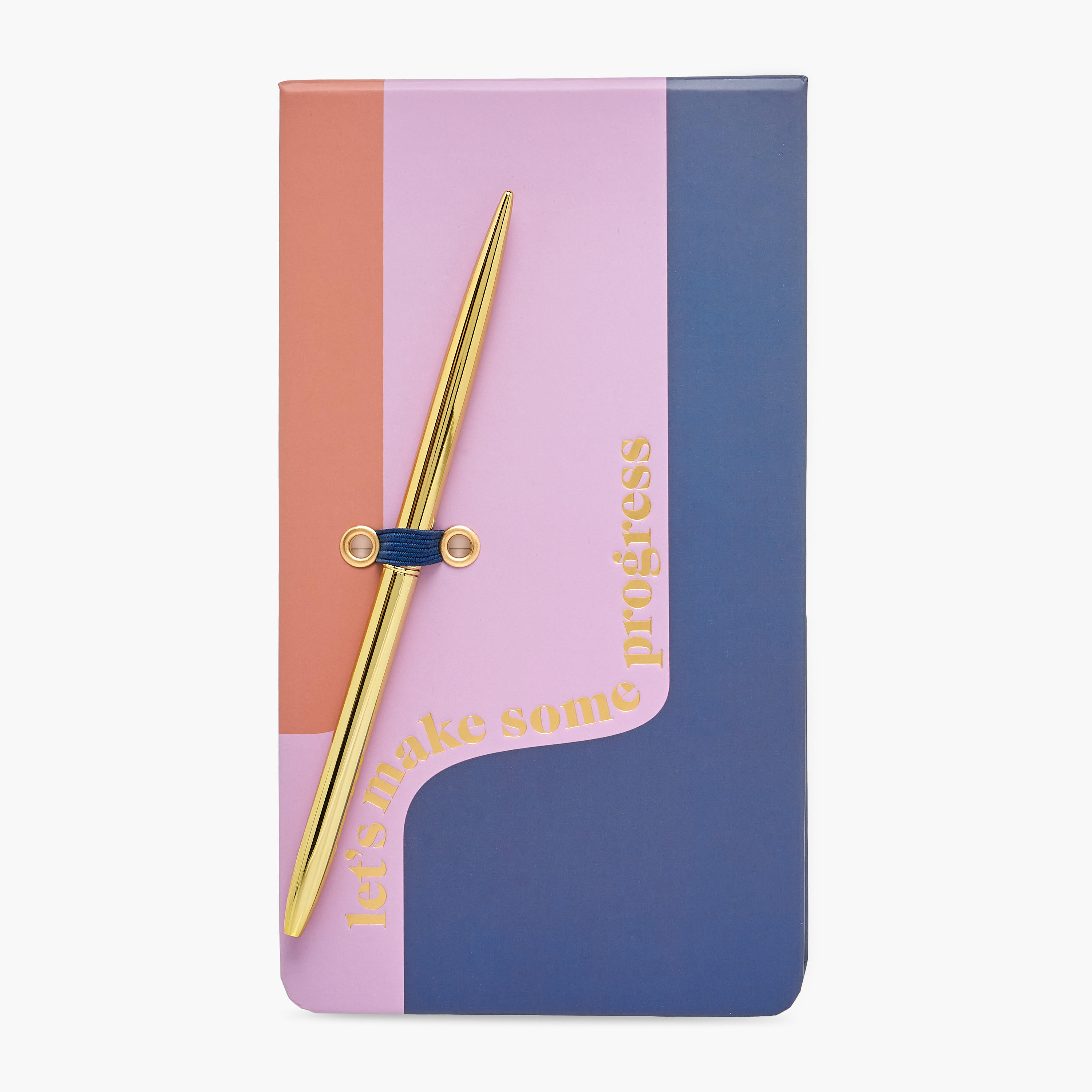 Slogan Print 240-Page Ruled Hardcover Notebook with Ball Pen Set-school-stationery-notebooks-image-1