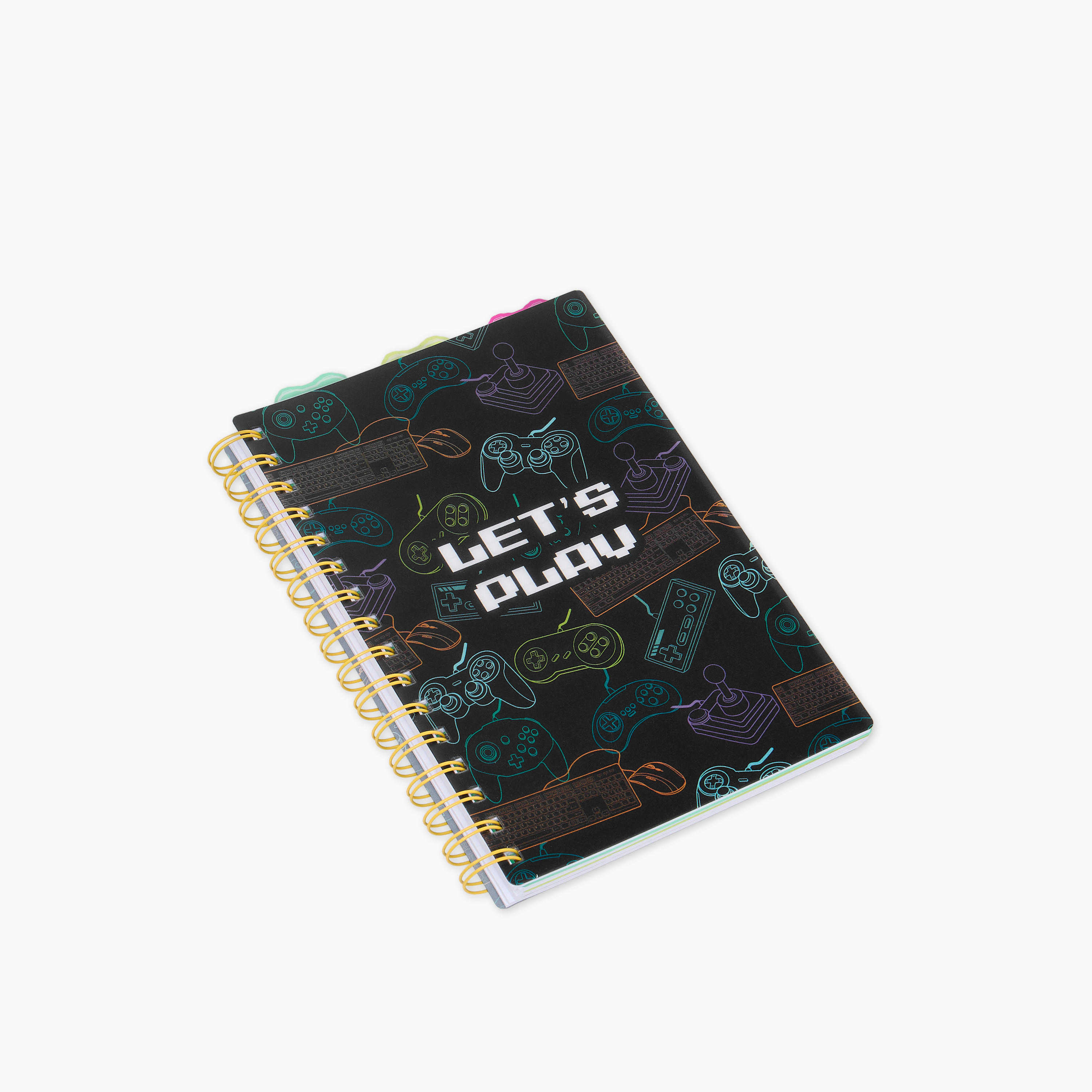 Gamer Print 120-Page Hardcover Spiral Notebook-school-stationery-notebooks-image-2