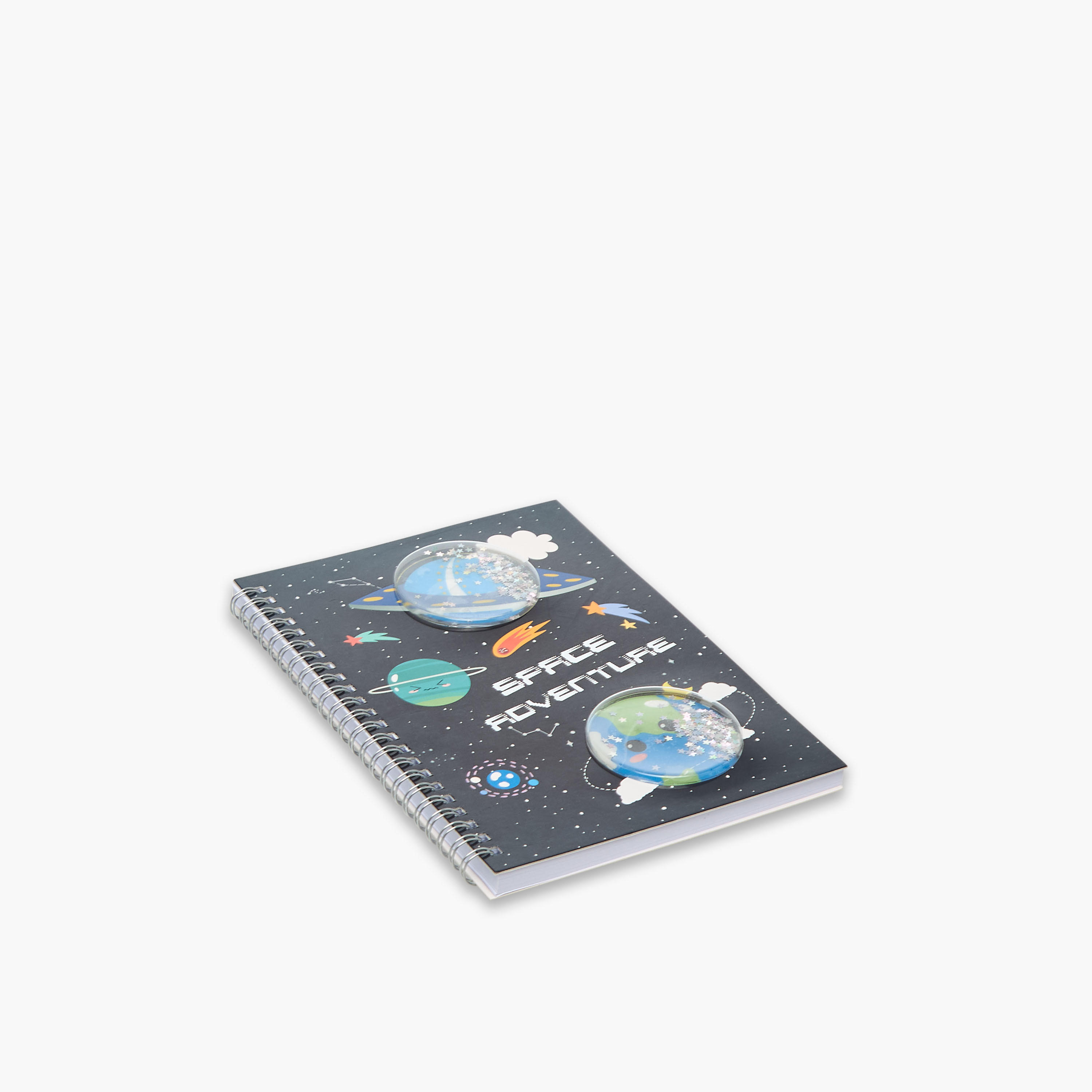Space Print 80-Page Spiral Bound Hard Cover Ruled Notebook-school-stationery-notebooks-image-1