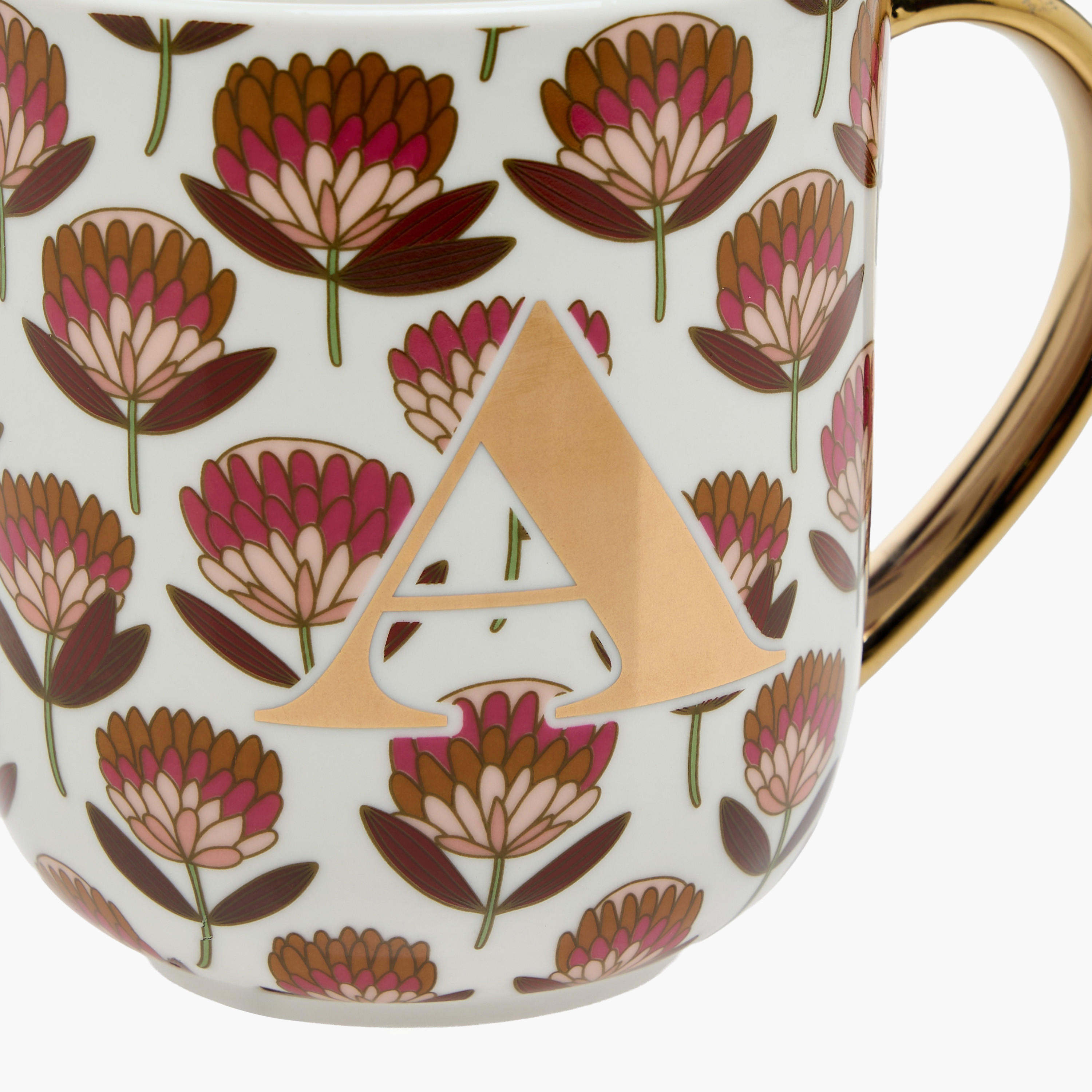 Printed Ceramic Mug with Initial A - 500 ml-household-dining-teaandcoffee-mugsandcups-image-3