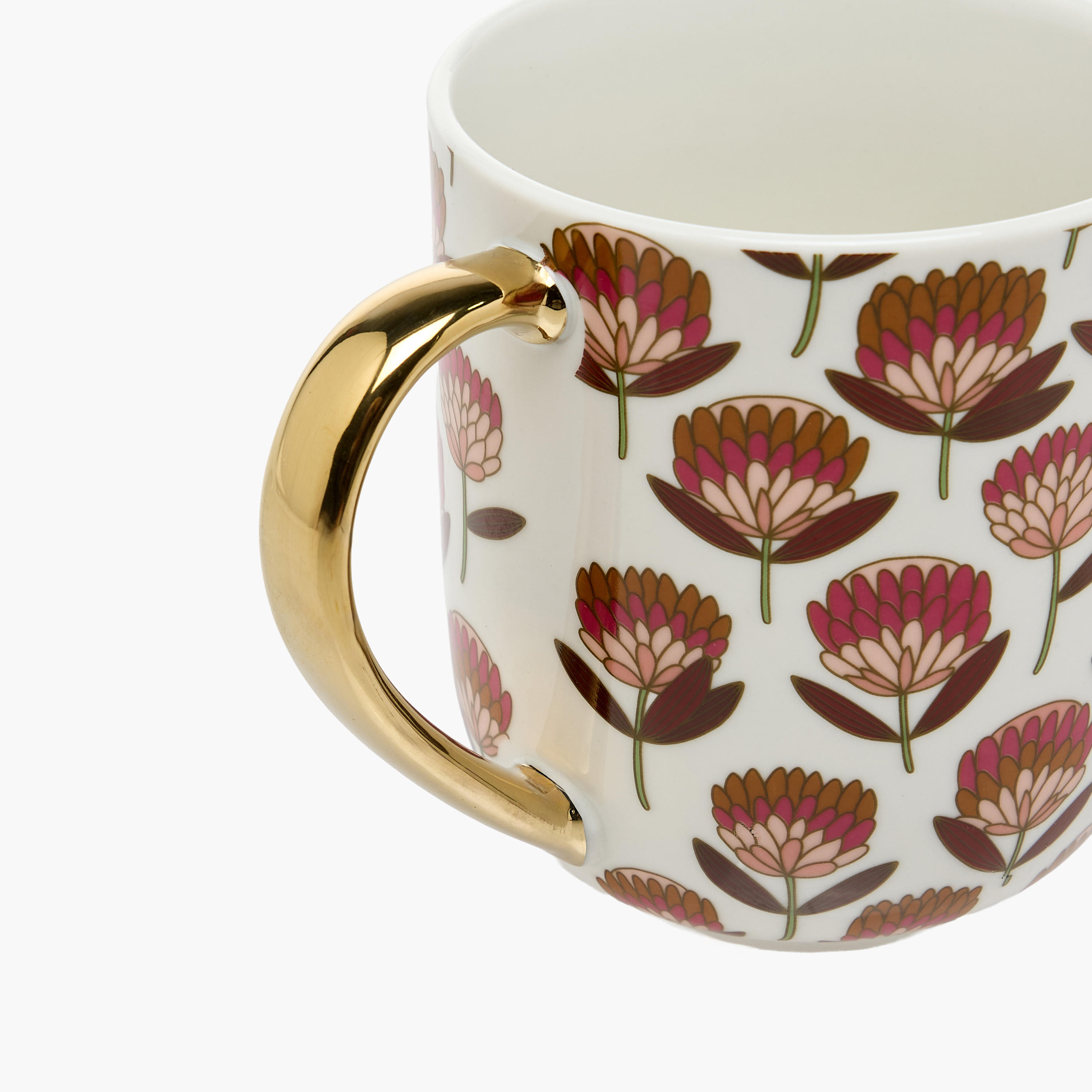 Printed Ceramic Mug with Initial A - 500 ml-household-dining-teaandcoffee-mugsandcups-image-4