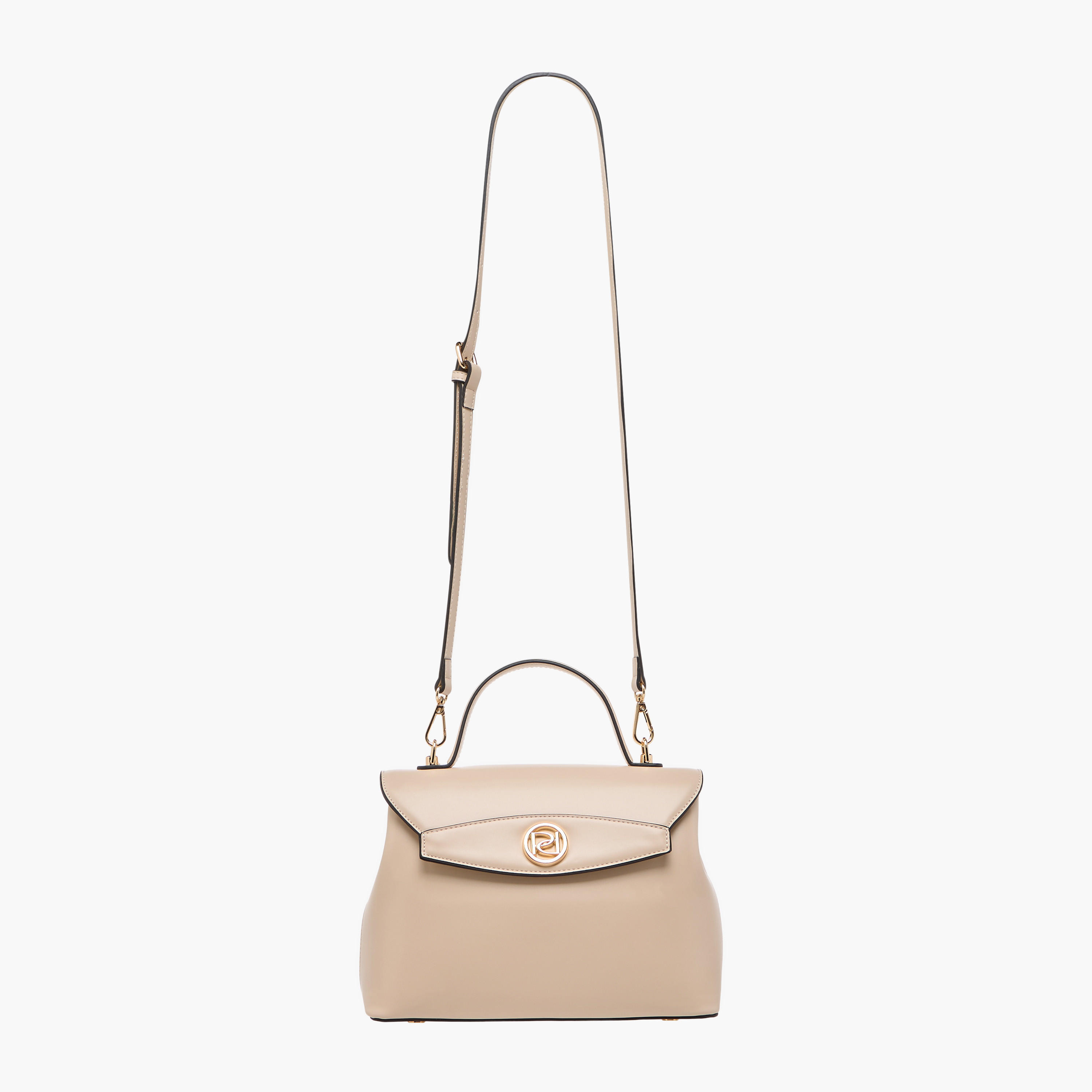 Paprika Solid Satchel Bag with Button Closure-women-bagsandwallets-handbags-image-3
