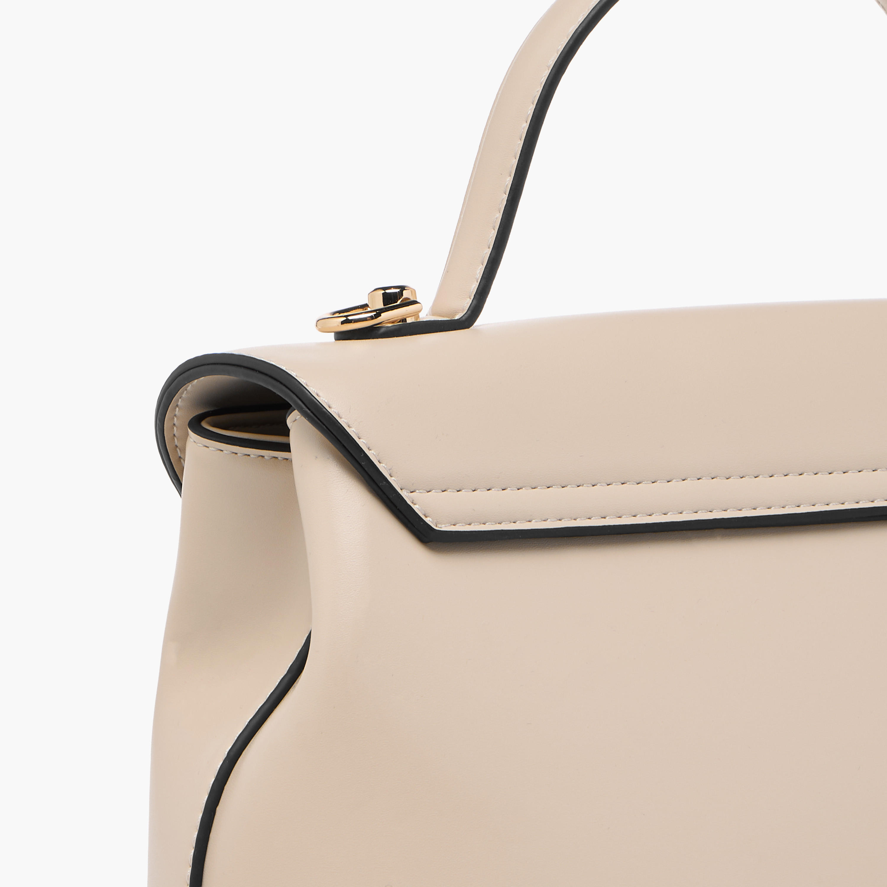 Paprika Solid Satchel Bag with Button Closure-women-bagsandwallets-handbags-image-6