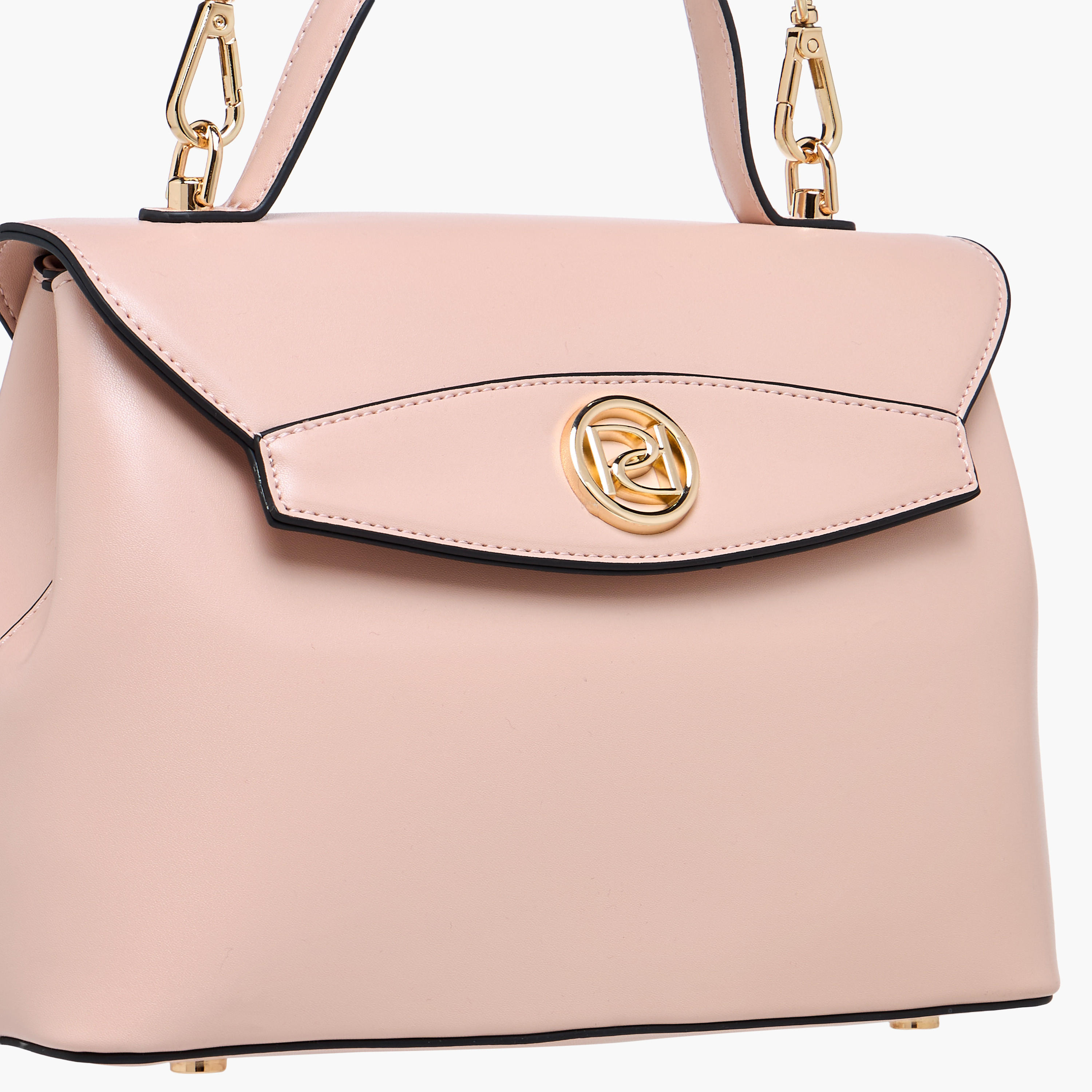 Paprika Solid Satchel Bag with Button Closure-women-bagsandwallets-handbags-image-5