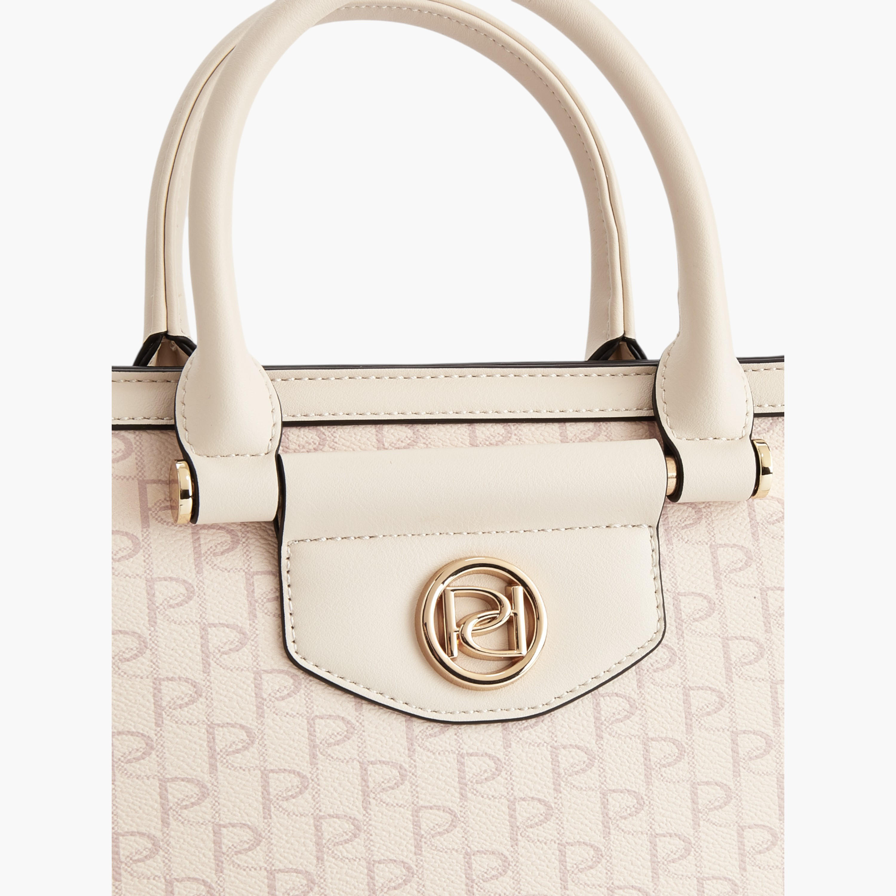 شنطة توتي بطبعات مونوجرام ومقبض مزدوج وسحاب إغلاق من بابريكا-women-bagsandwallets-handbags-image-4