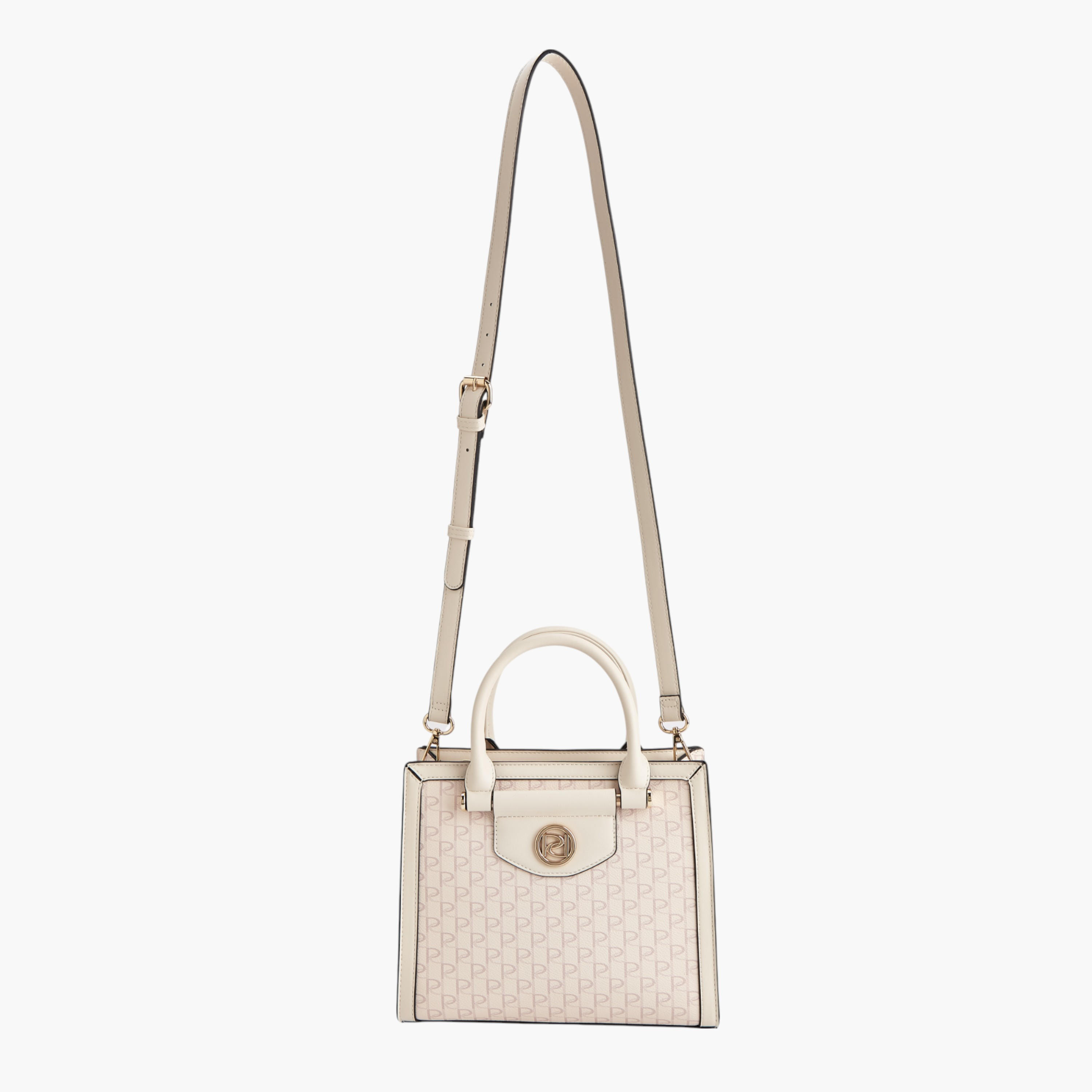 شنطة توتي بطبعات مونوجرام ومقبض مزدوج وسحاب إغلاق من بابريكا-women-bagsandwallets-handbags-image-6