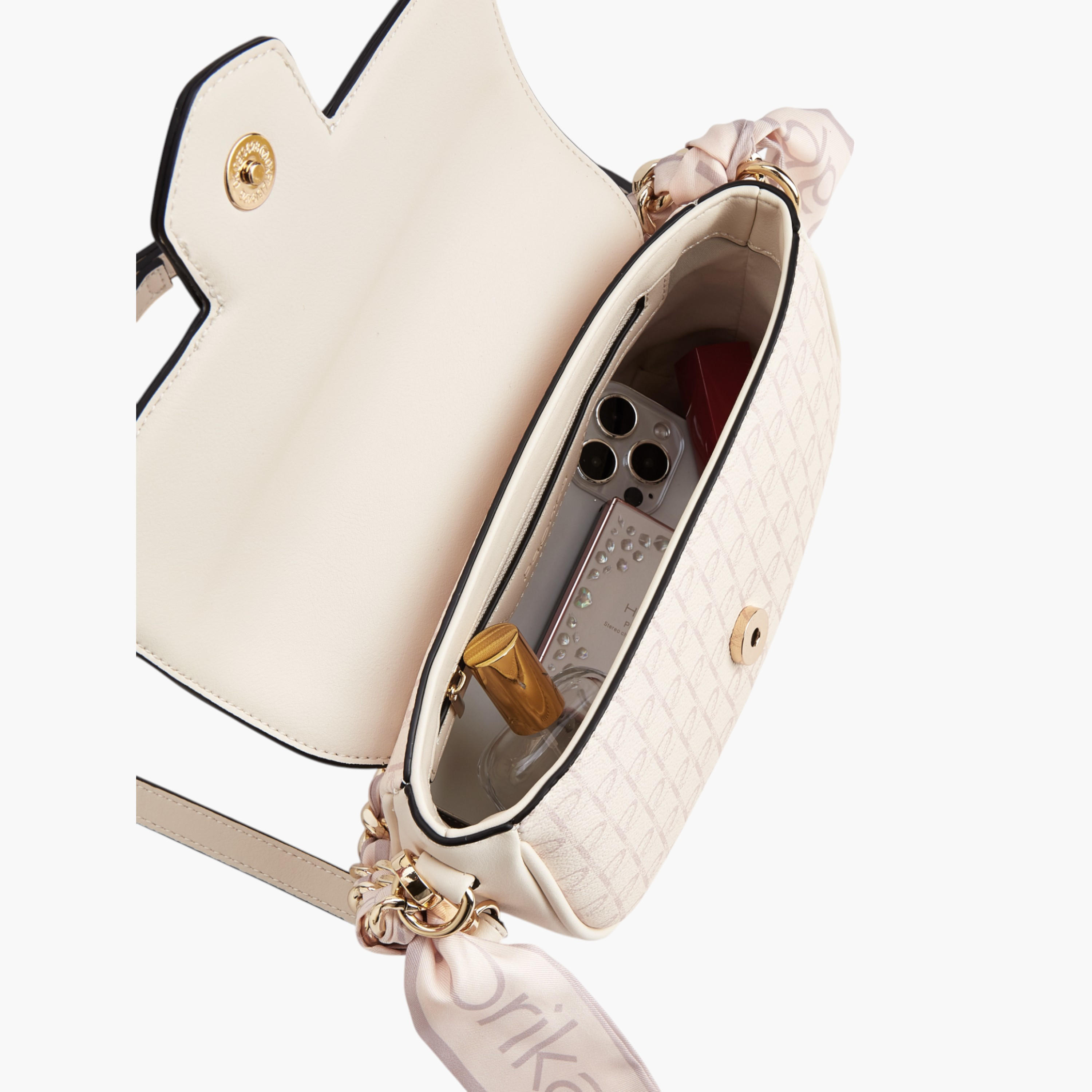 Paprika Monogram Print Crossbody Bag with Detachable Strap and Flap Closure-women-bagsandwallets-handbags-image-7