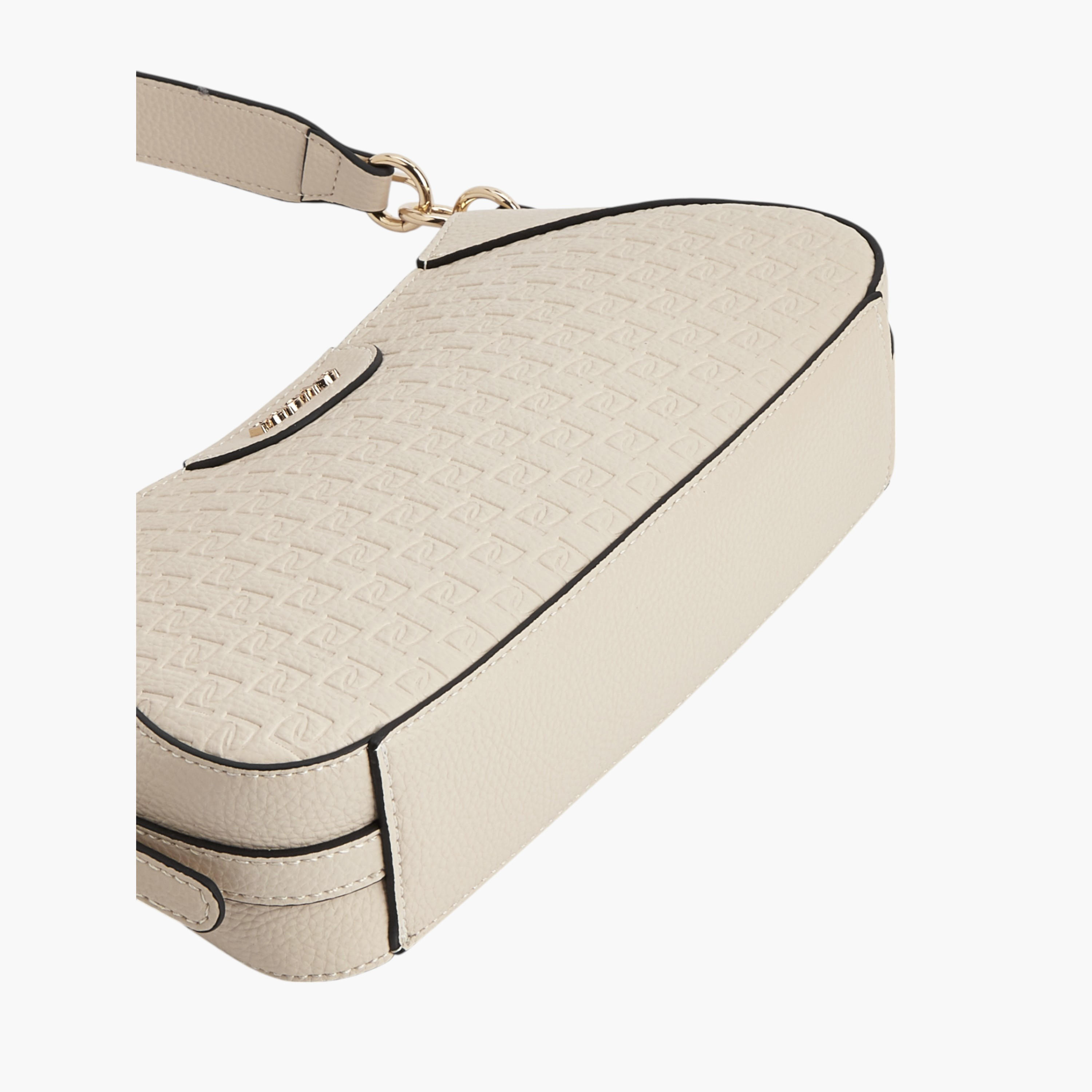 شنطة كتف بحزام قابل للفصل وسحاب إغلاق ونقوش مونوجرام من بابريكا-women-bagsandwallets-handbags-image-5