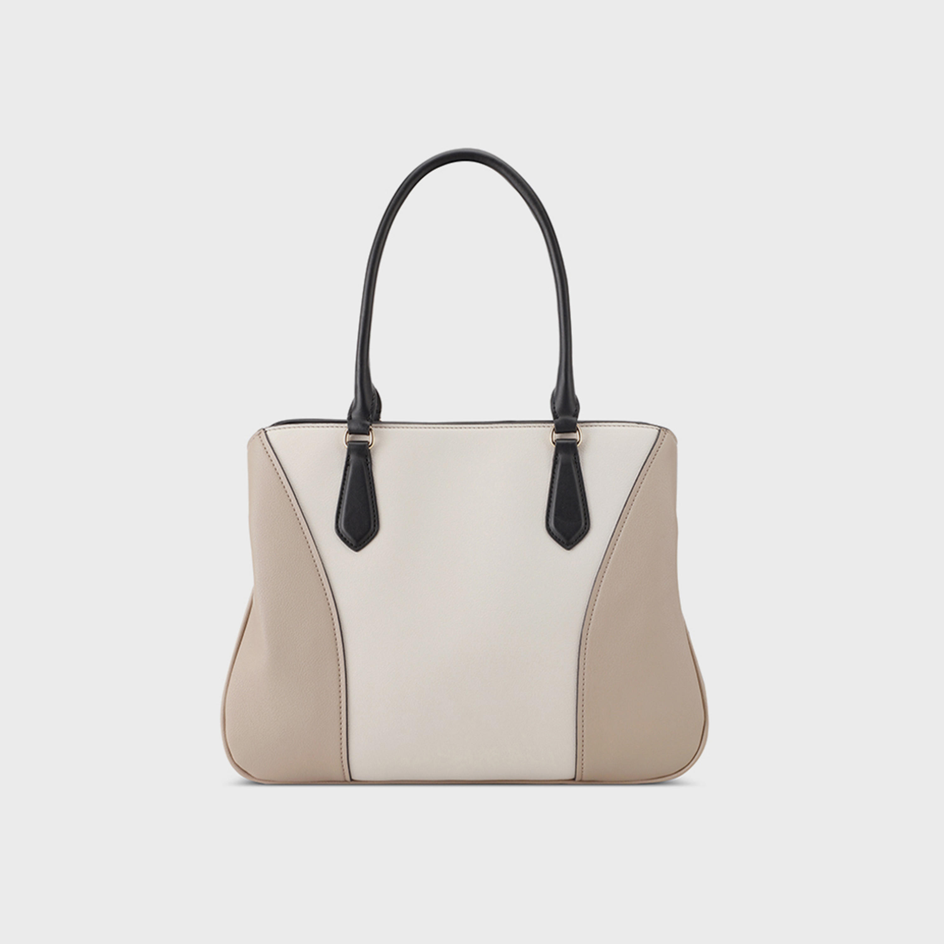 Nine West Color Block Double Handle Satchel Bag with Magnetic Closure and Detachable Strap-women-bagsandwallets-handbags-image-2