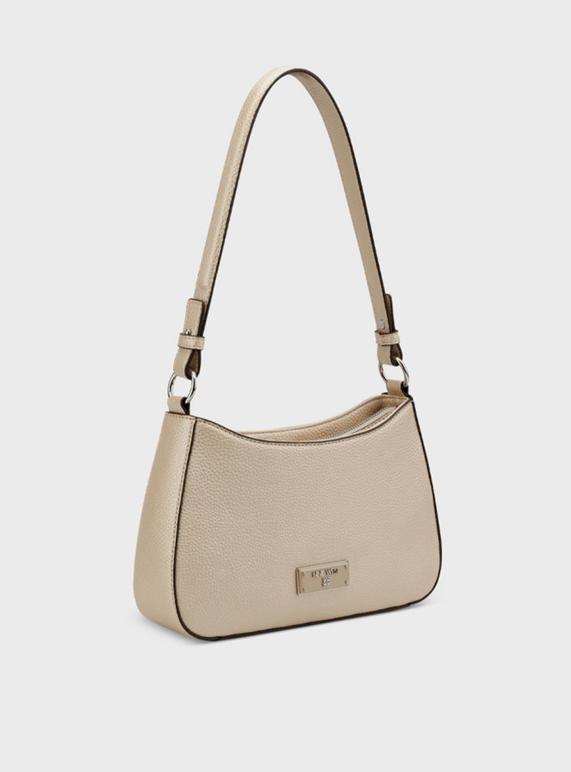 Nine West Textured Top Handle Shoulder Bag with Zipper Closure-women-bagsandwallets-handbags-image-3
