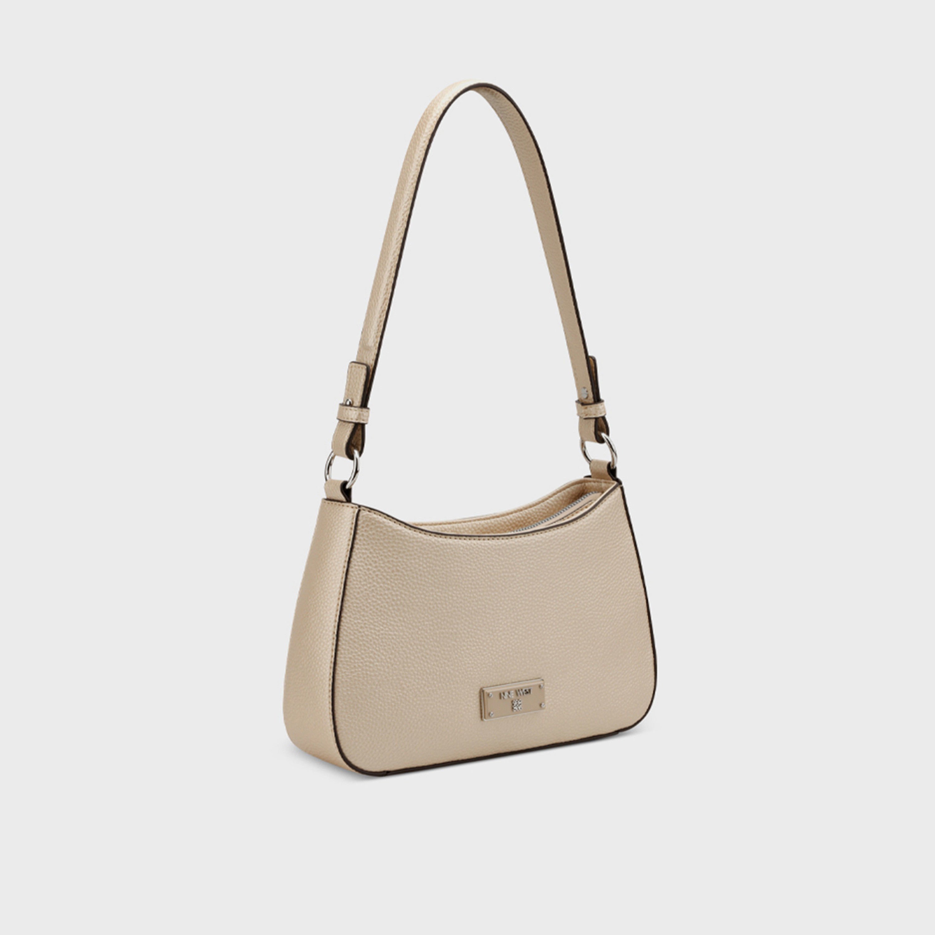 Nine West Textured Top Handle Shoulder Bag with Zipper Closure-women-bagsandwallets-handbags-image-3