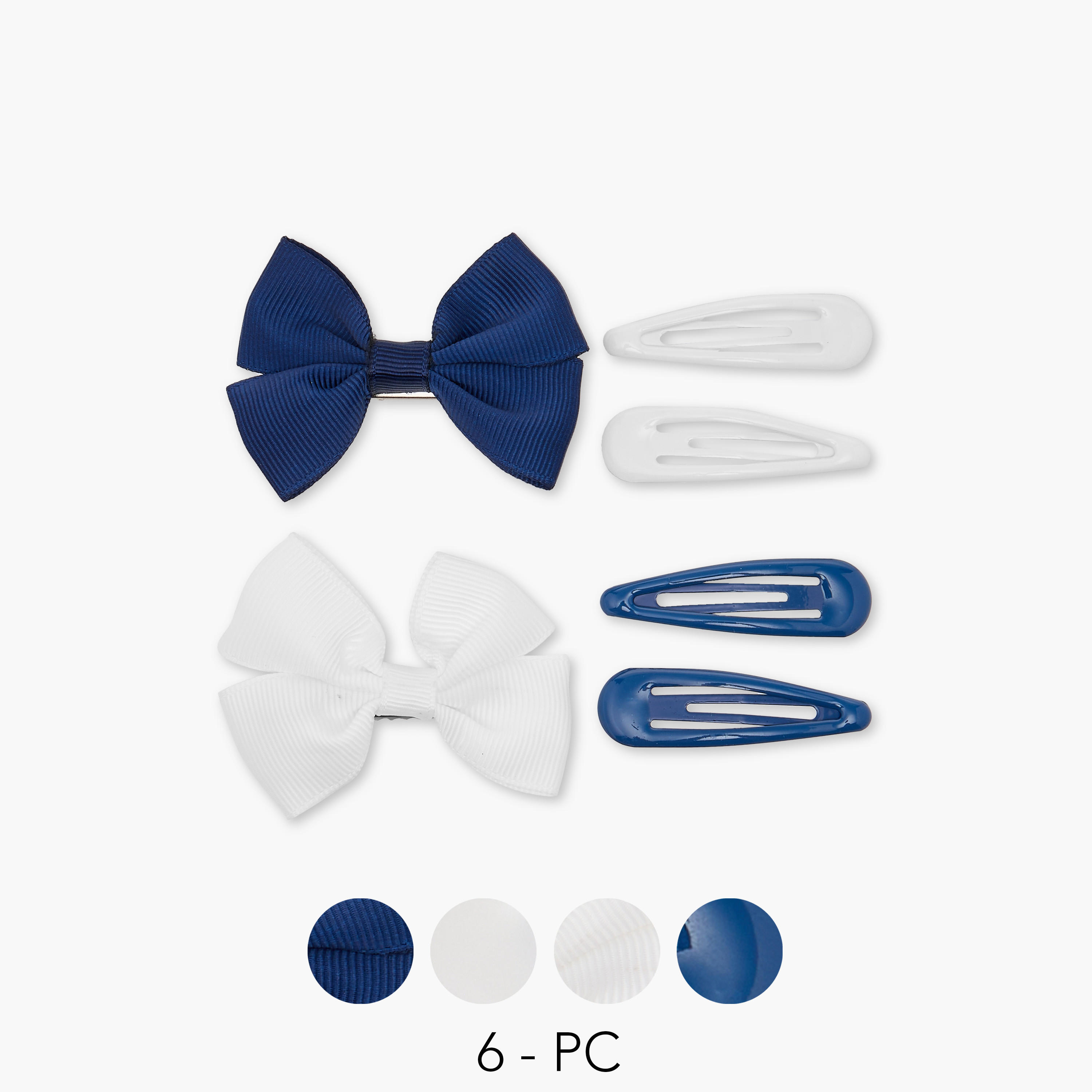 Solid 6-Piece Hair Clip Set-women-hairaccessories-clips-image-1