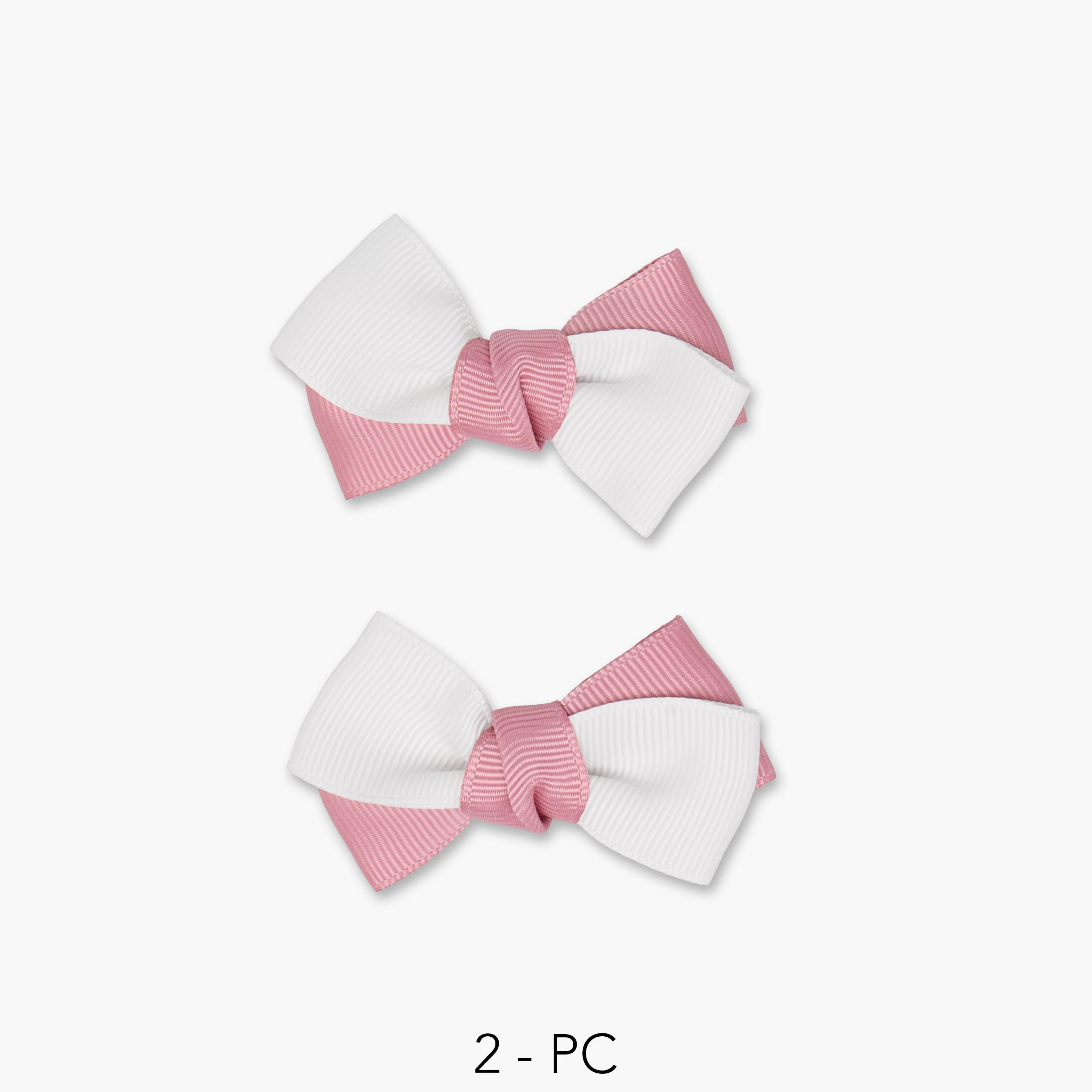 Colourblock Bow Hair Clip - Set of 2-women-hairaccessories-clips-image-1