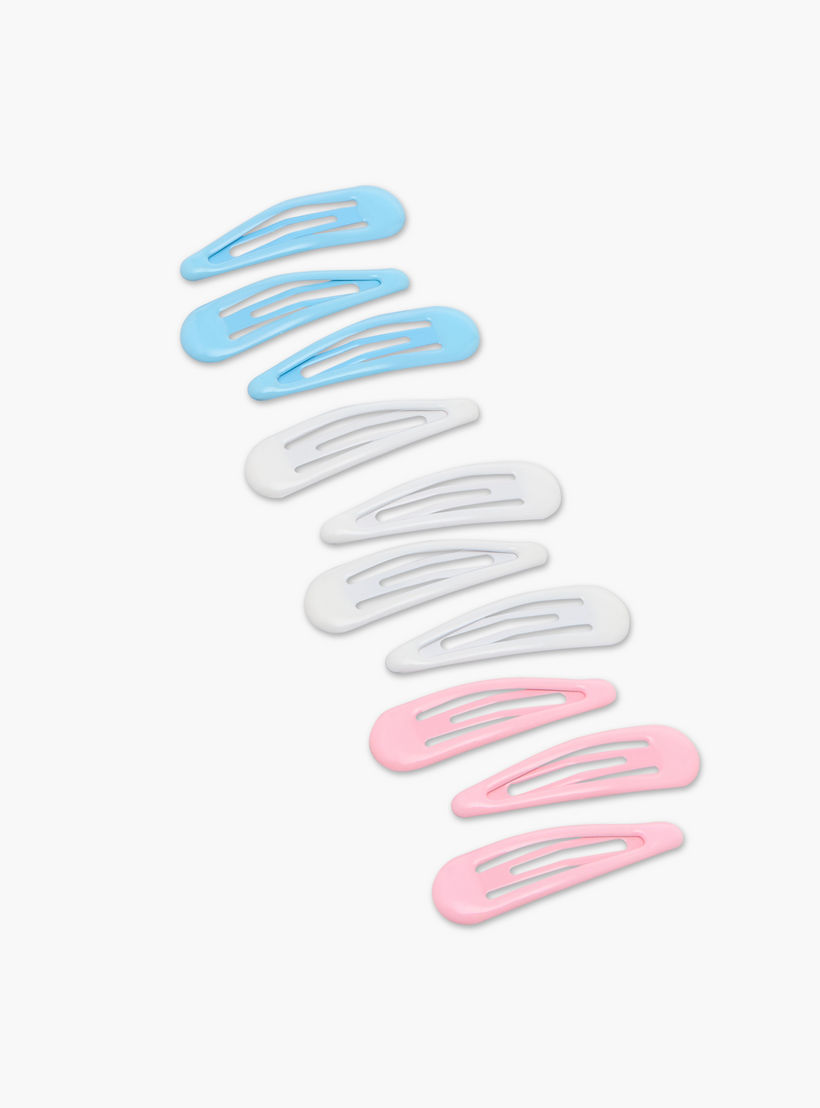 Solid Hair Clip - Set of 10-women-hairaccessories-clips-image-2