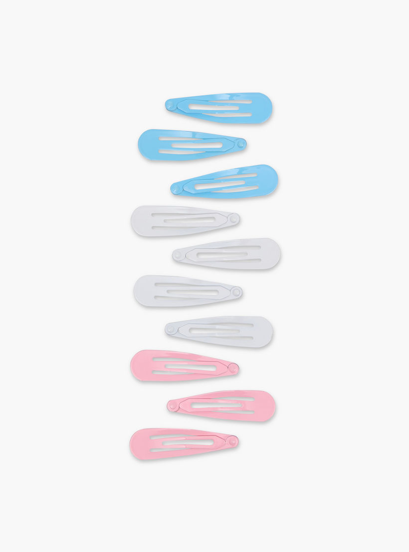 Solid Hair Clip - Set of 10-women-hairaccessories-clips-image-3