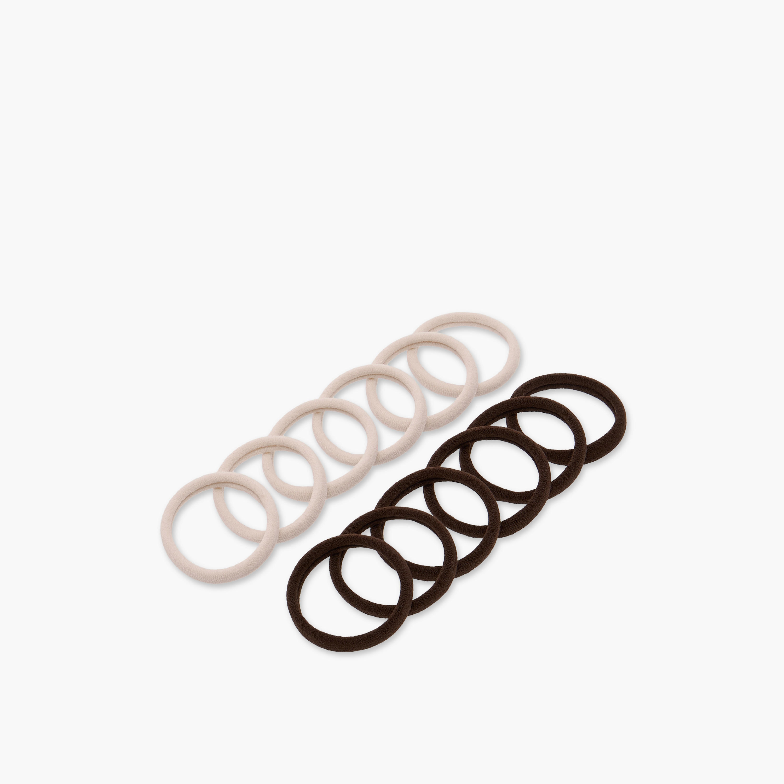 Solid Elasticated Hair Tie - Set of 24-women-hairaccessories-bands-image-2