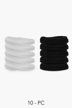 Solid Hair Tie - Set of 10-women-image-1