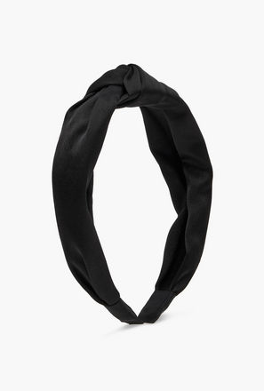 Solid Knot Detail Hairband-women-image-1
