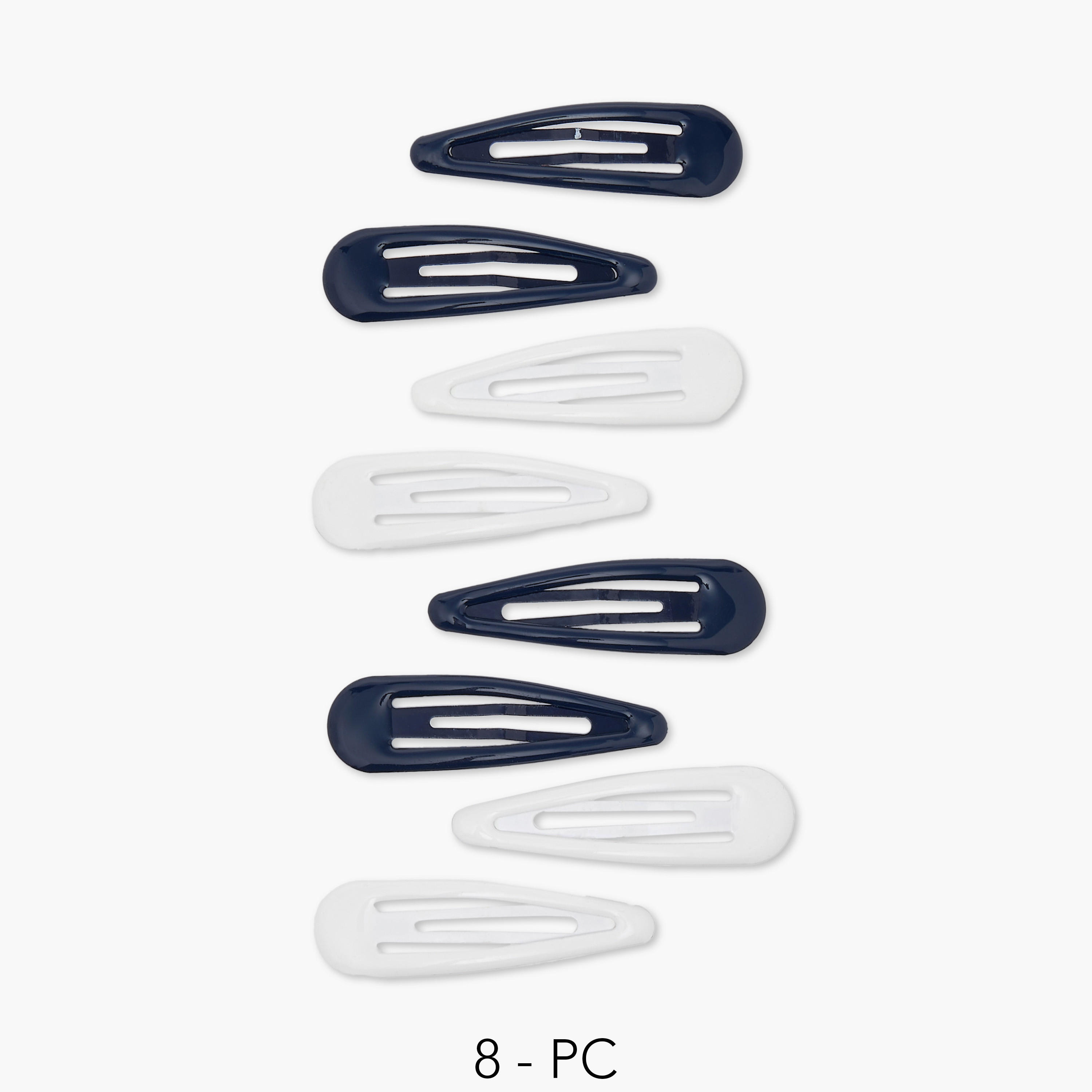 Solid Hair Clip - Set of 8-women-hairaccessories-clips-image-1