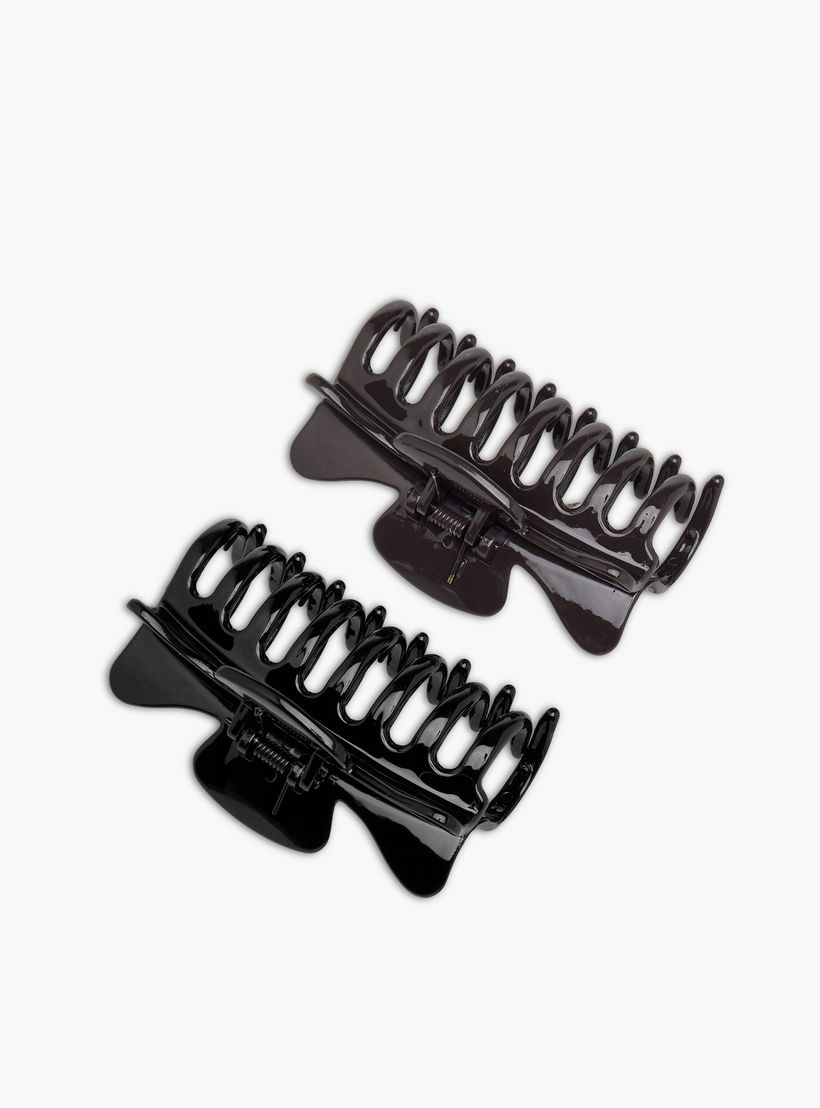 مشبك شعر سادة - طقم من قطعتين-women-hairaccessories-clamps-image-4