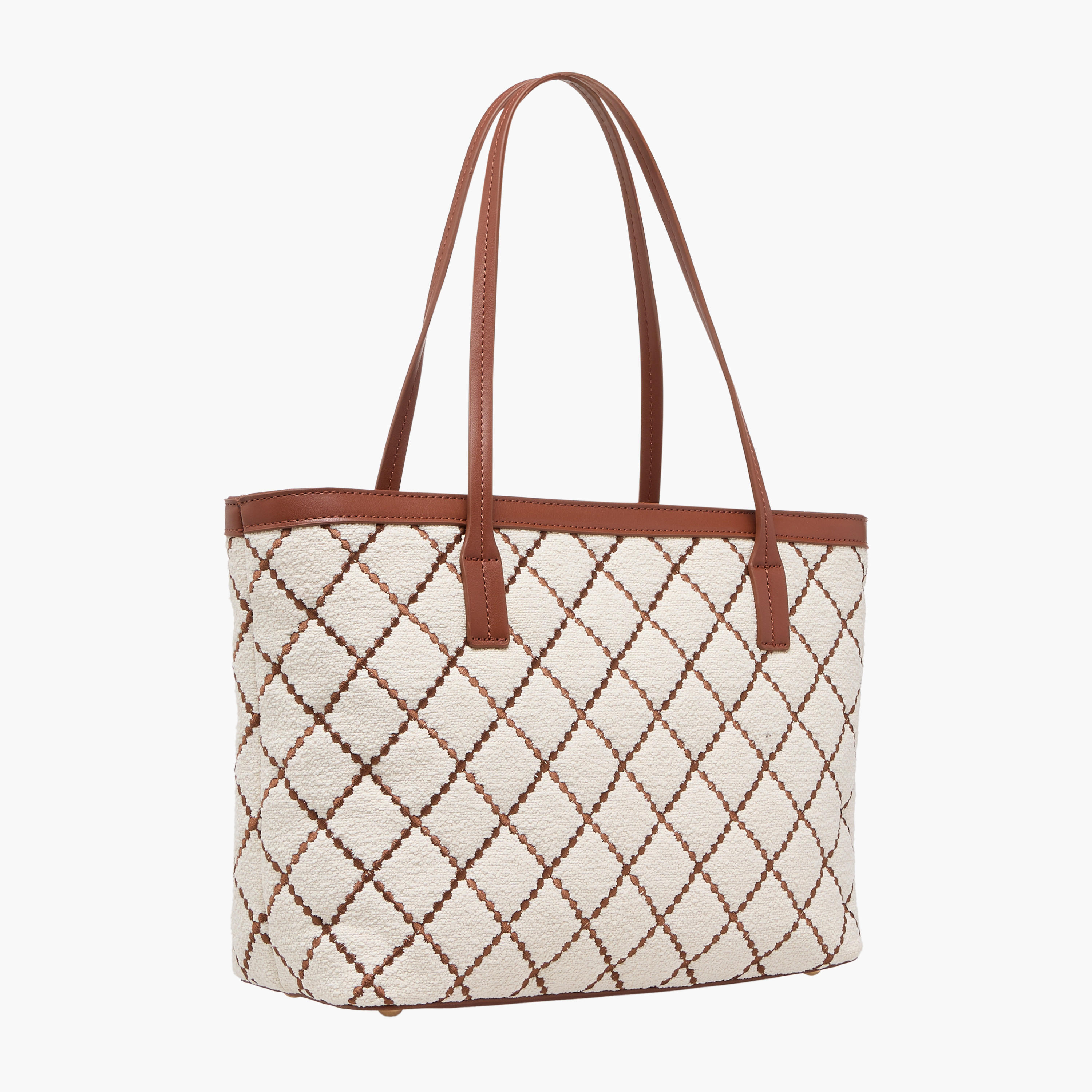 Paprika Embroidered Tote Bag with Detachable Strap and Zip Closure-women-bagsandwallets-handbags-image-4