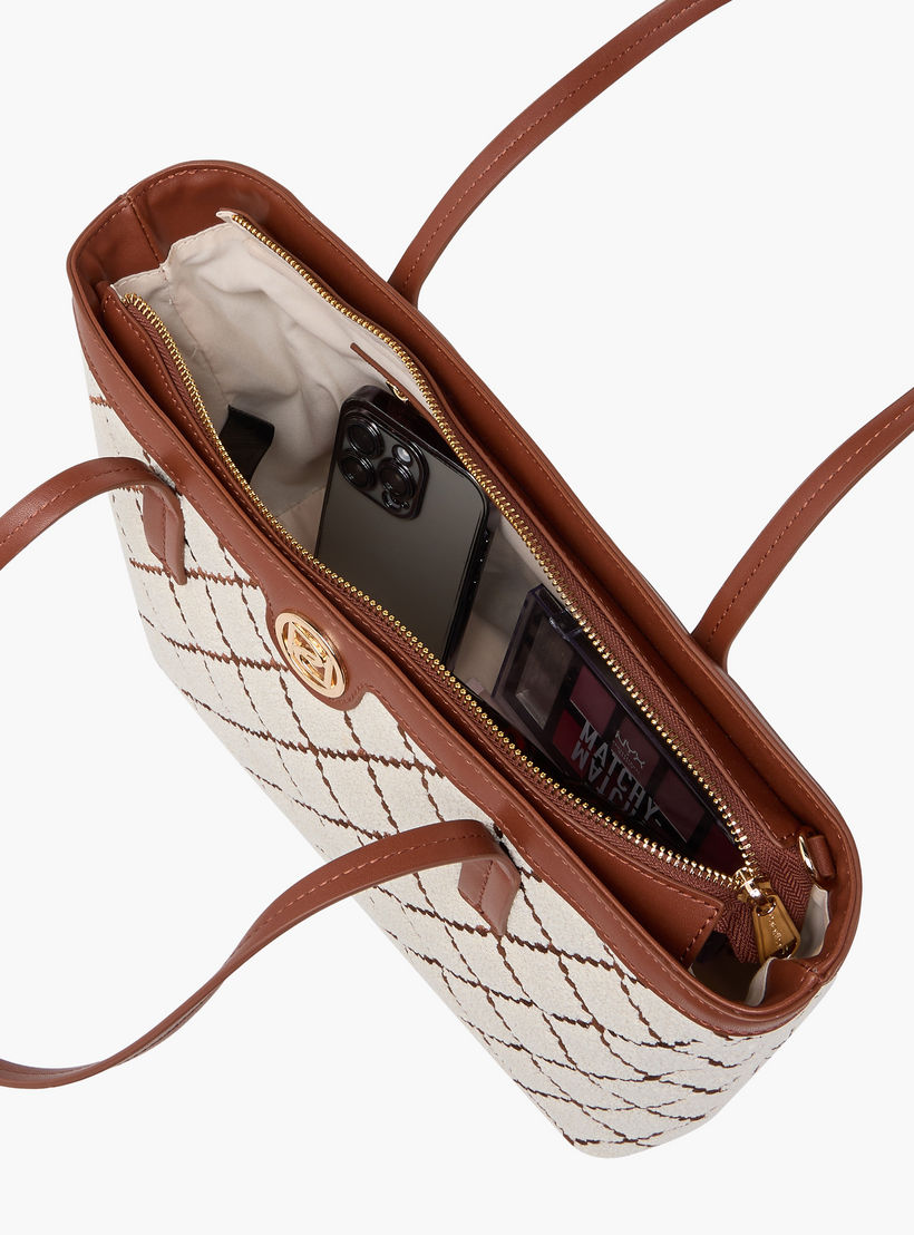 شنطة توتي مطرزة بحزام قابل للفصل وسحاب إغلاق من بابريكا-women-bagsandwallets-handbags-image-9