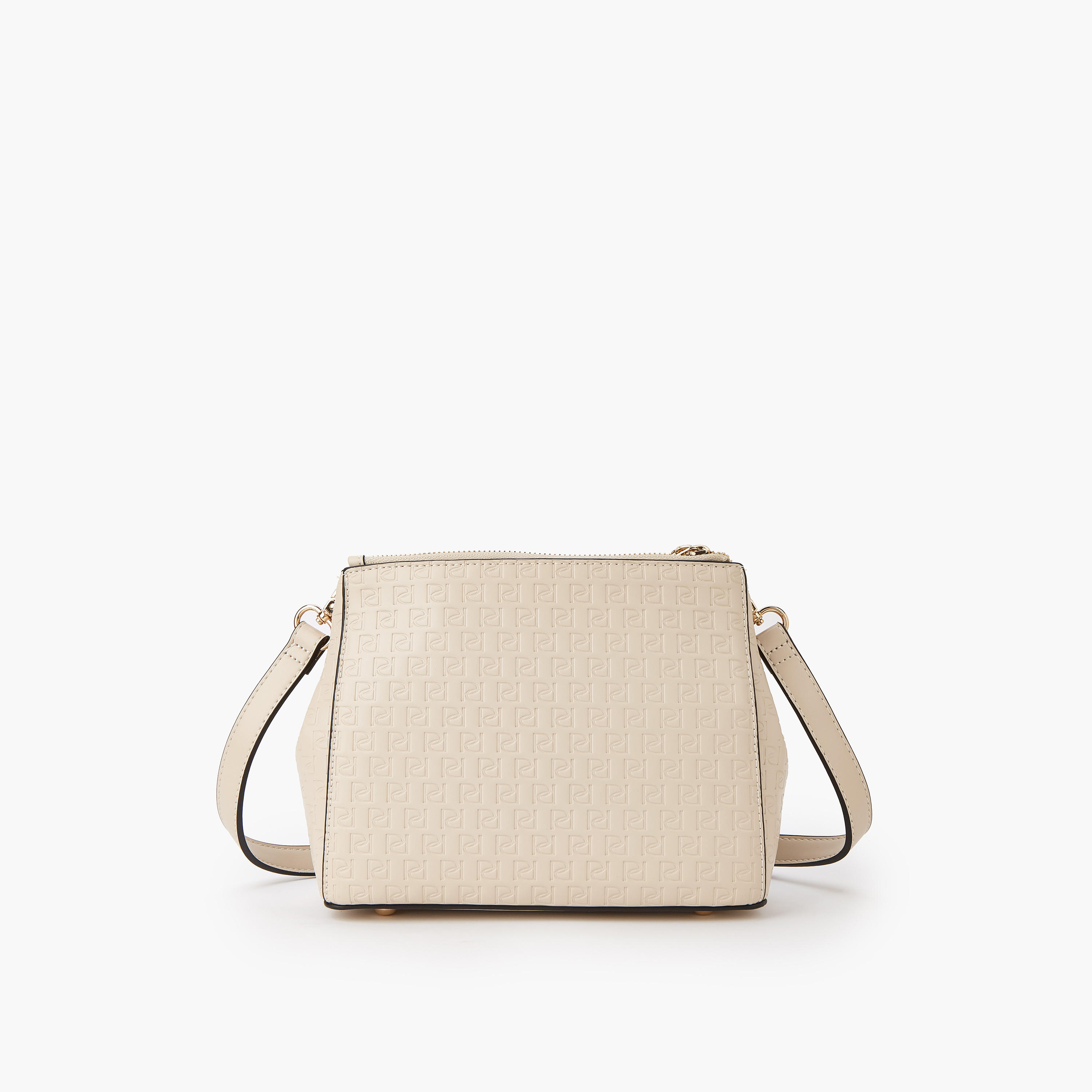 شنطة كروس بودي بسحاب إغلاق ونقوش مونوجرام من بابريكا-women-bagsandwallets-handbags-image-4