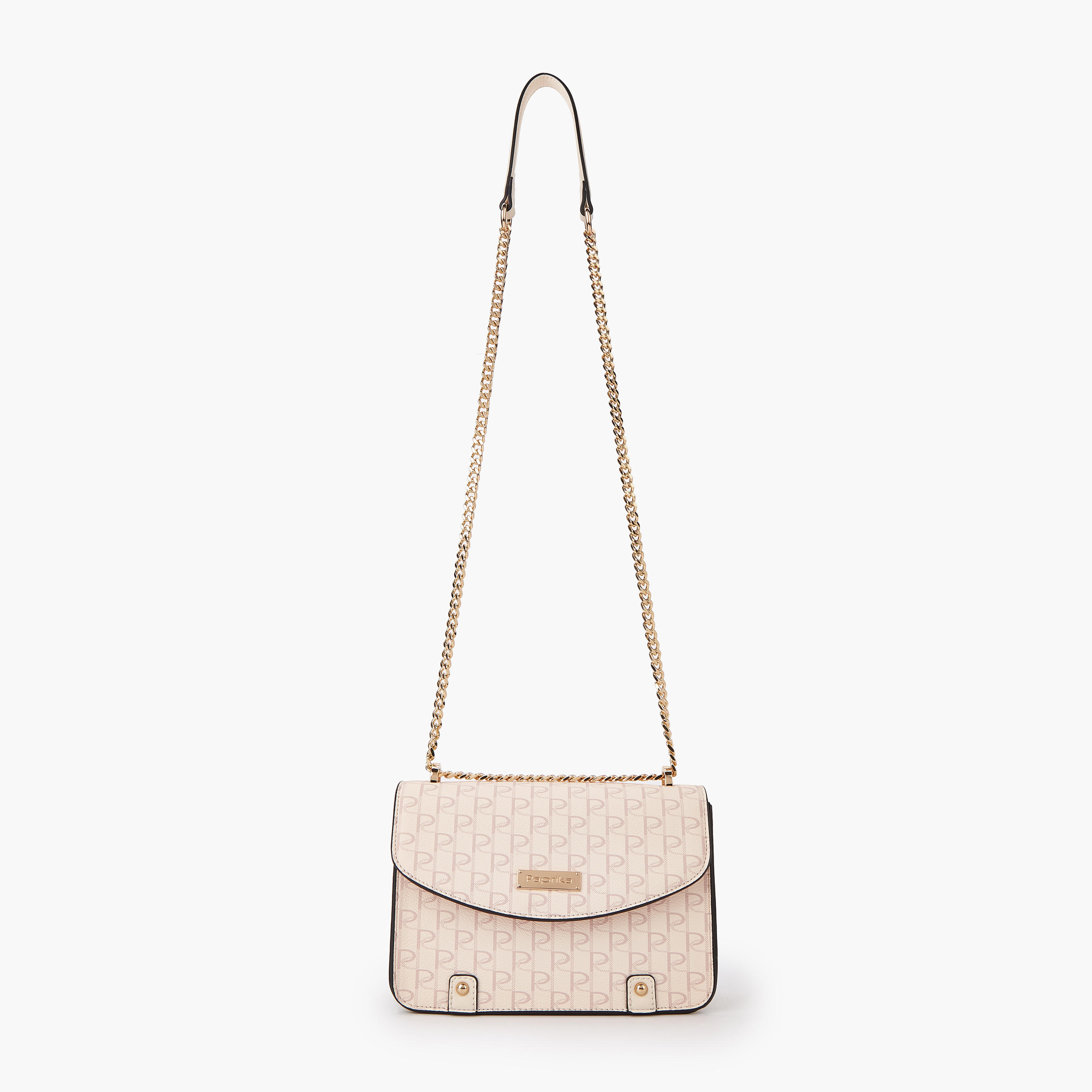 Paprika Monogram Print Crossbody Bag with Button Closure-women-bagsandwallets-handbags-image-6