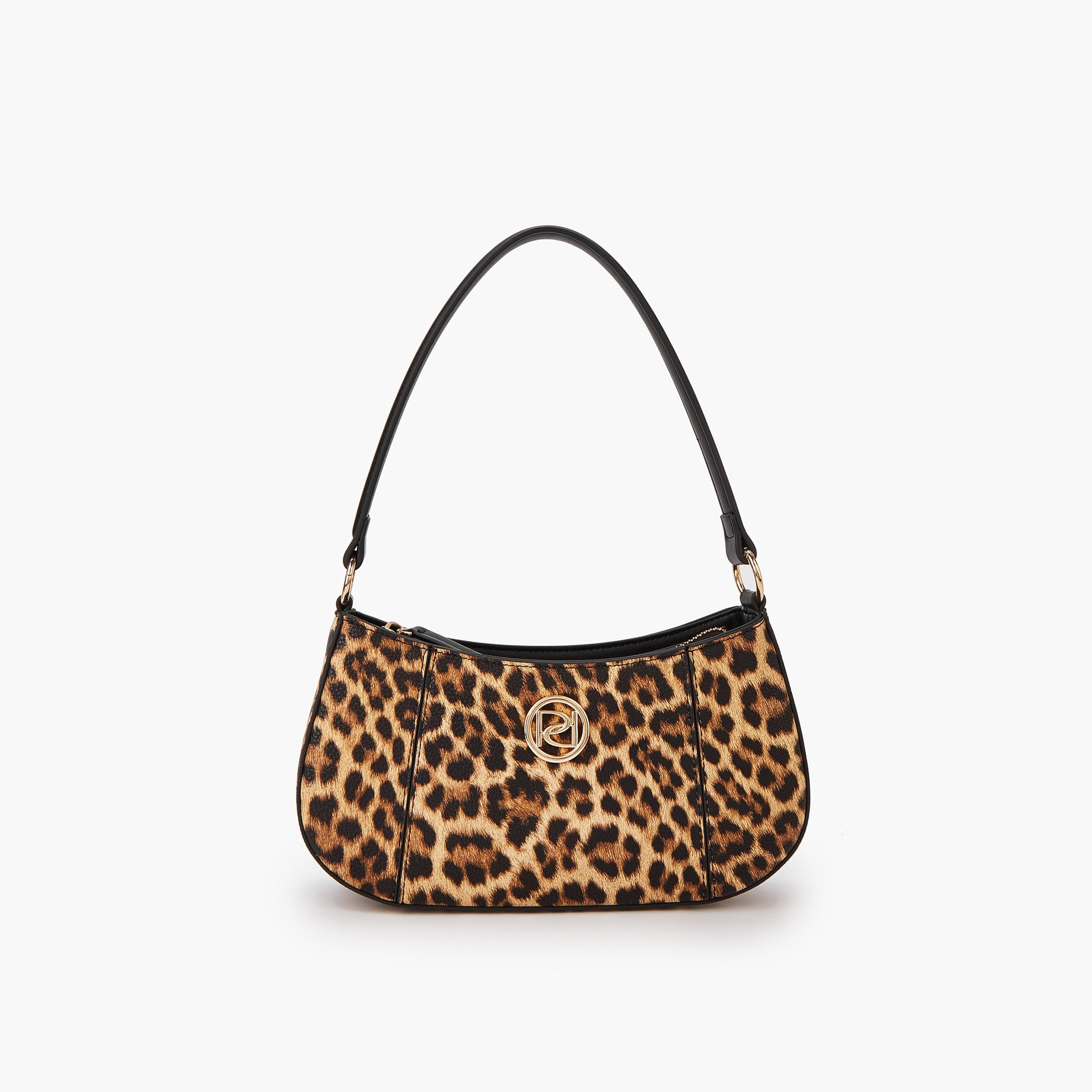 Paprika Solid Shoulder Bag with Detachable Strap and Zip Closure-women-bagsandwallets-handbags-image-1