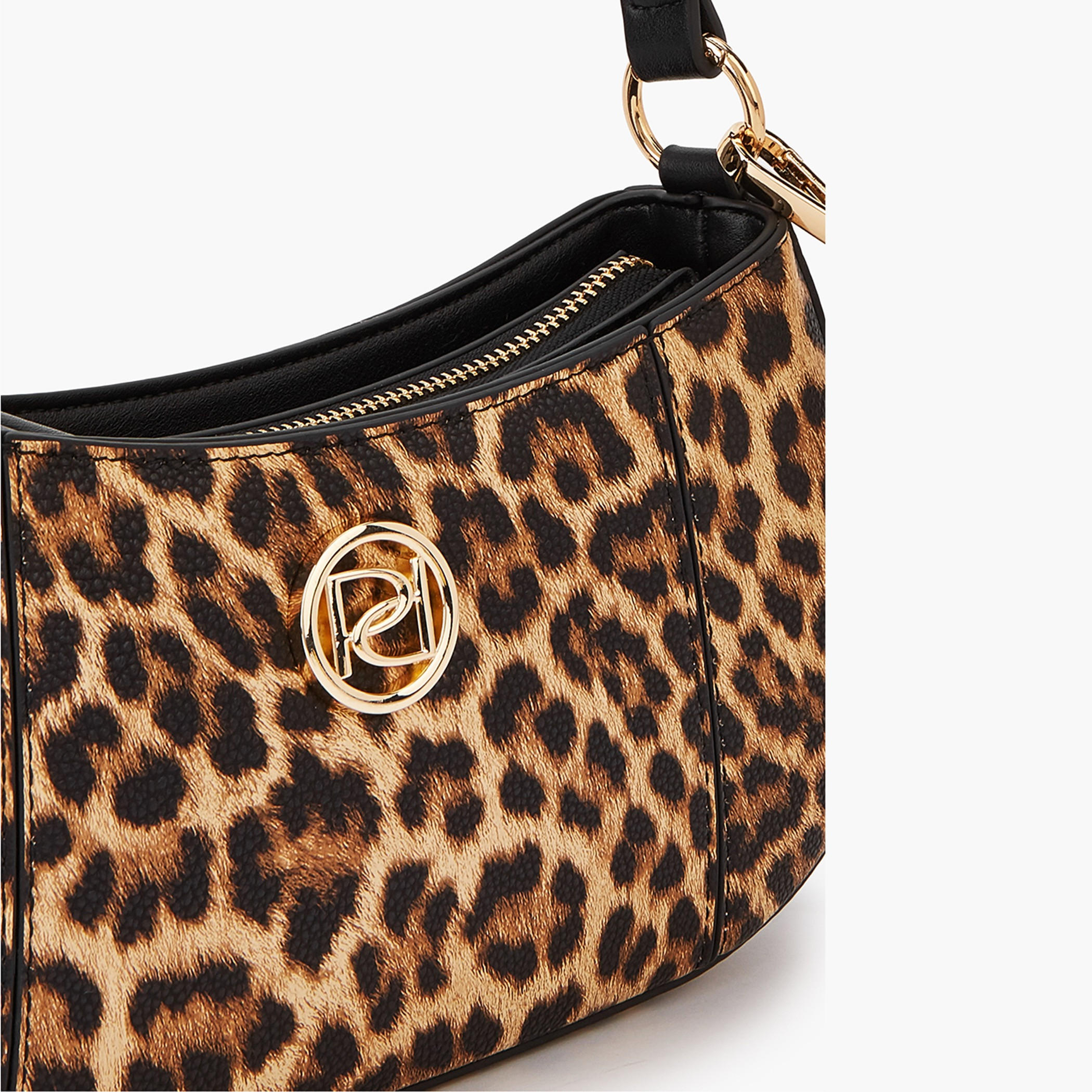 Paprika Solid Shoulder Bag with Detachable Strap and Zip Closure-women-bagsandwallets-handbags-image-3