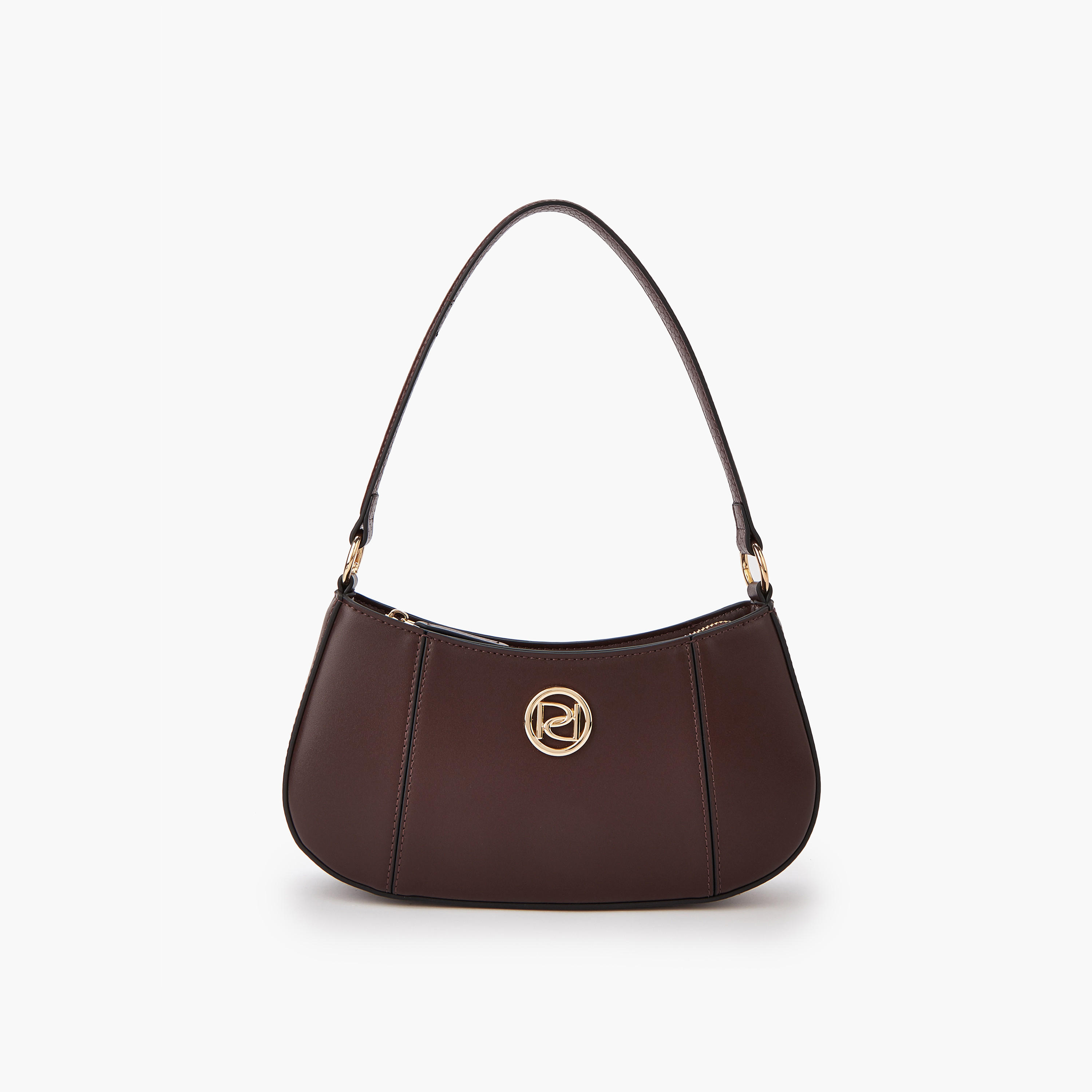 Paprika Solid Shoulder Bag with Detachable Strap and Zip Closure-women-bagsandwallets-handbags-image-1