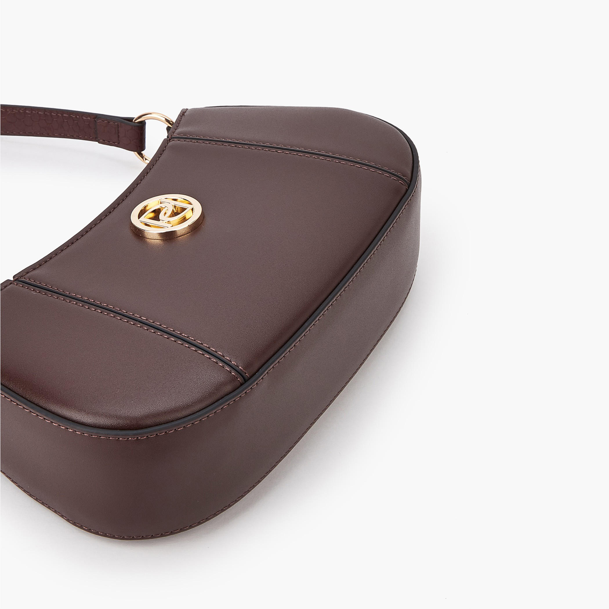 Paprika Solid Shoulder Bag with Detachable Strap and Zip Closure-women-bagsandwallets-handbags-image-6