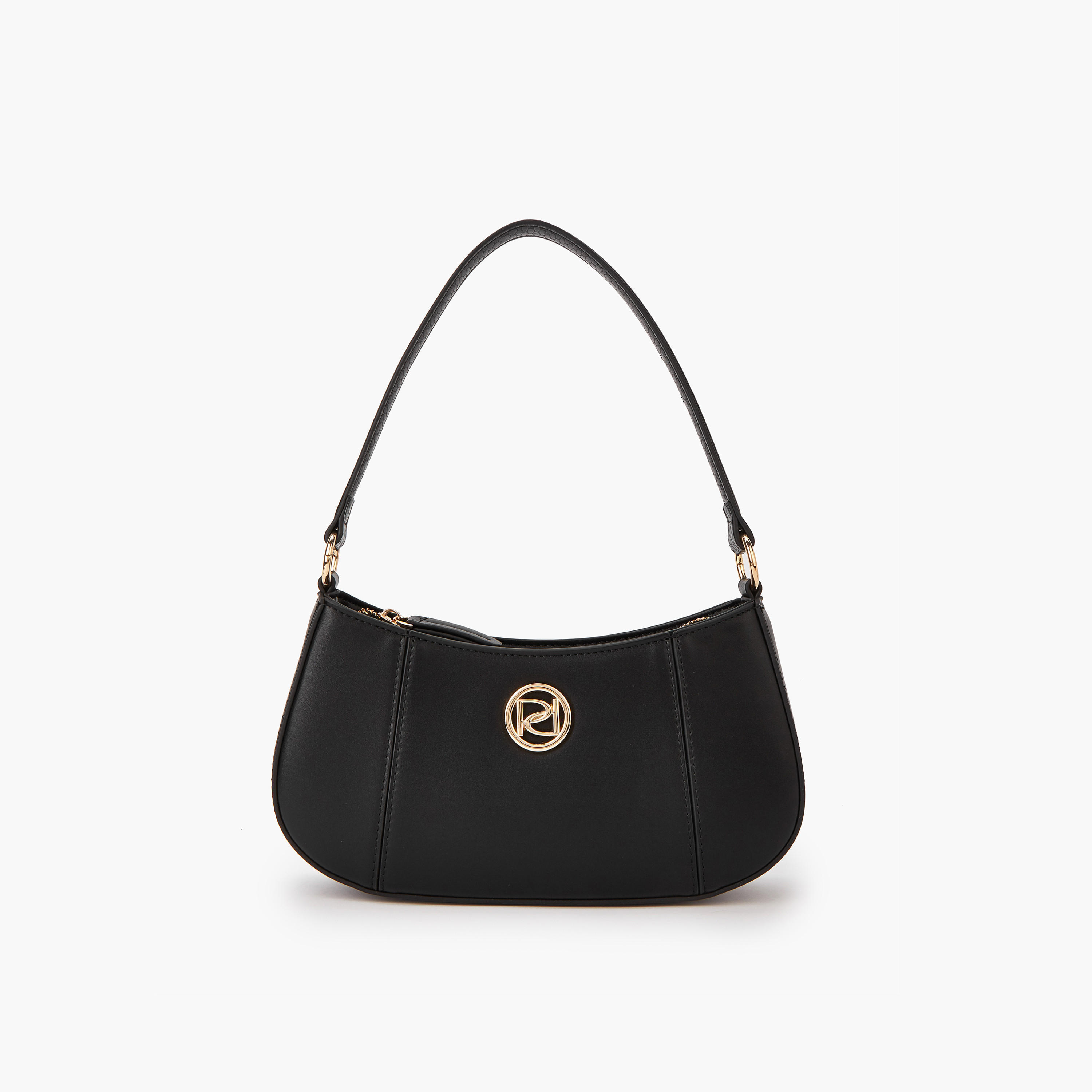 Paprika Solid Shoulder Bag with Detachable Strap and Zip Closure-women-bagsandwallets-handbags-image-1