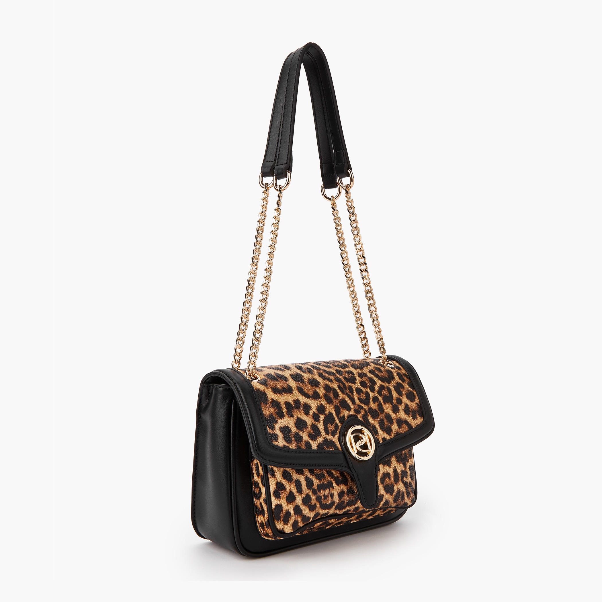Paprika Animal Print Crossbody Bag with Chain Strap and Flap Closure-women-bagsandwallets-handbags-image-3