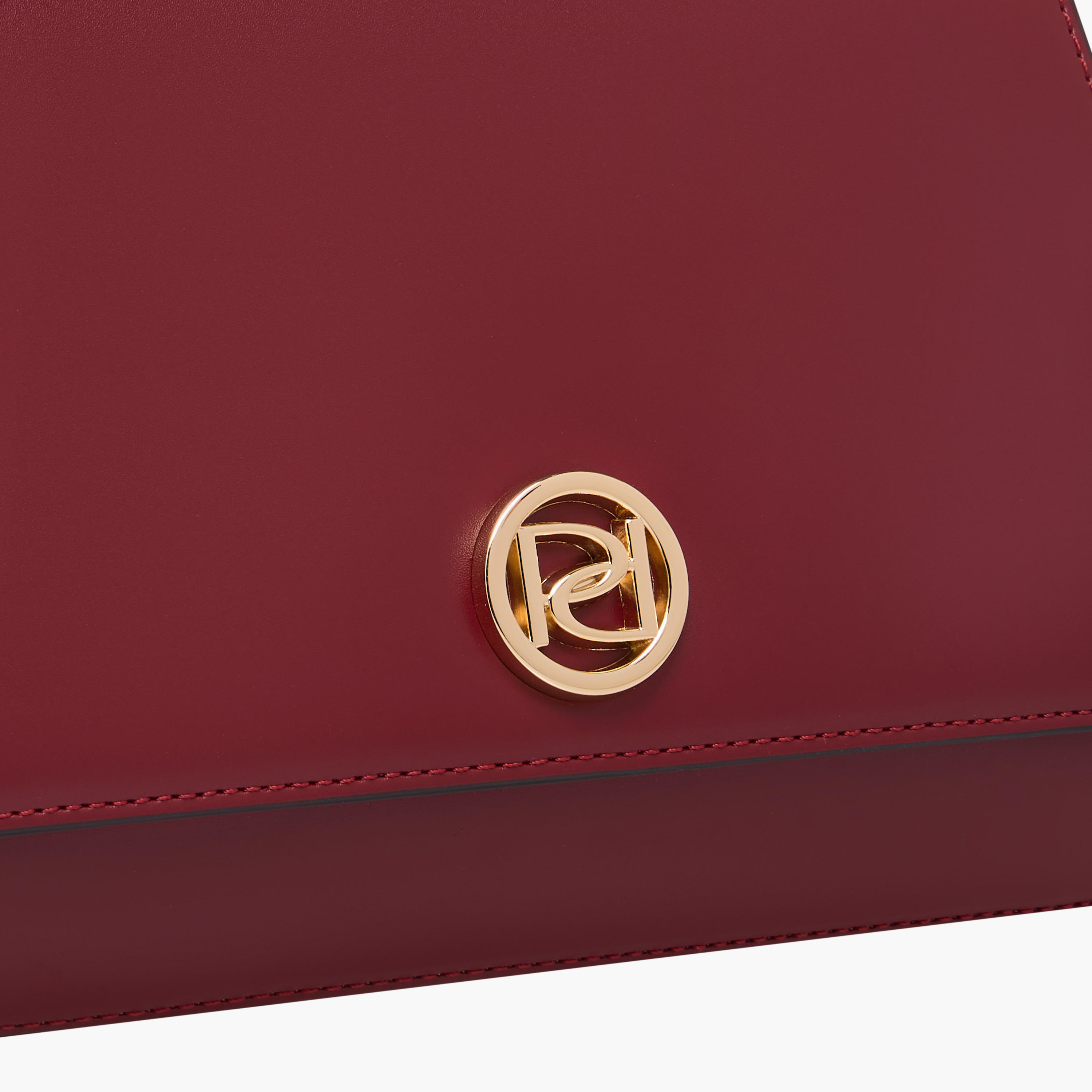 Paprika Solid Satchel Bag with Button Closure-women-bagsandwallets-handbags-image-5