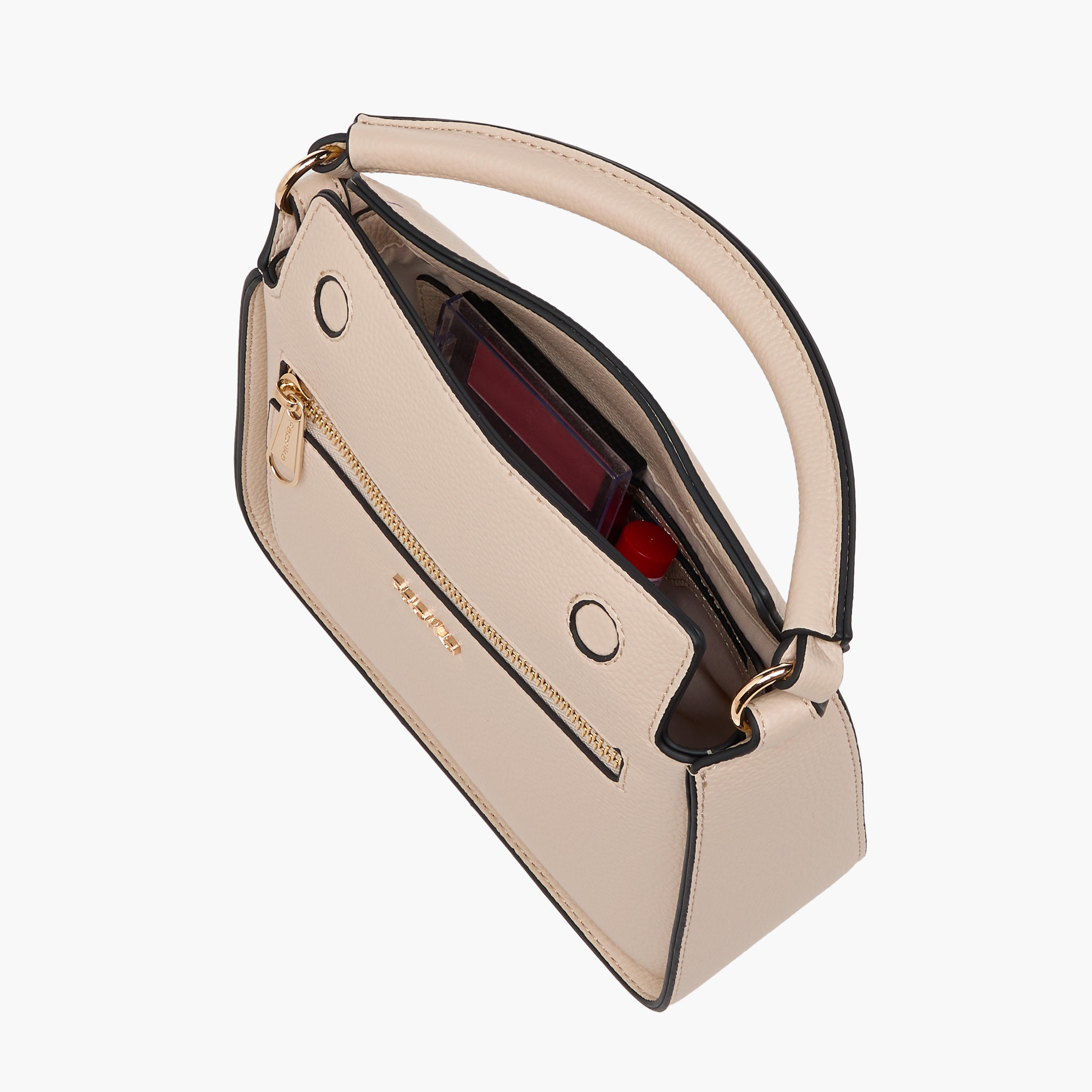 شنطة كروس بودي بارزة الملمس بحزام قابل للتعديل وزر إغلاق من بابريكا-women-bagsandwallets-handbags-image-10
