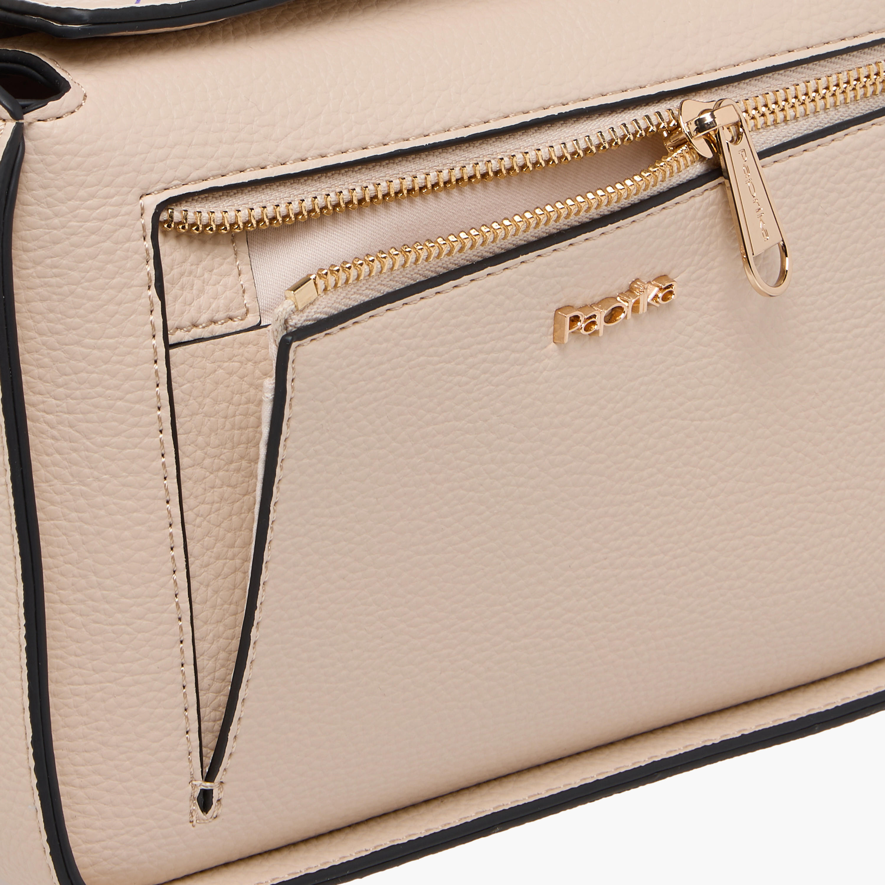 شنطة كروس بودي بارزة الملمس بحزام قابل للتعديل وزر إغلاق من بابريكا-women-bagsandwallets-handbags-image-7