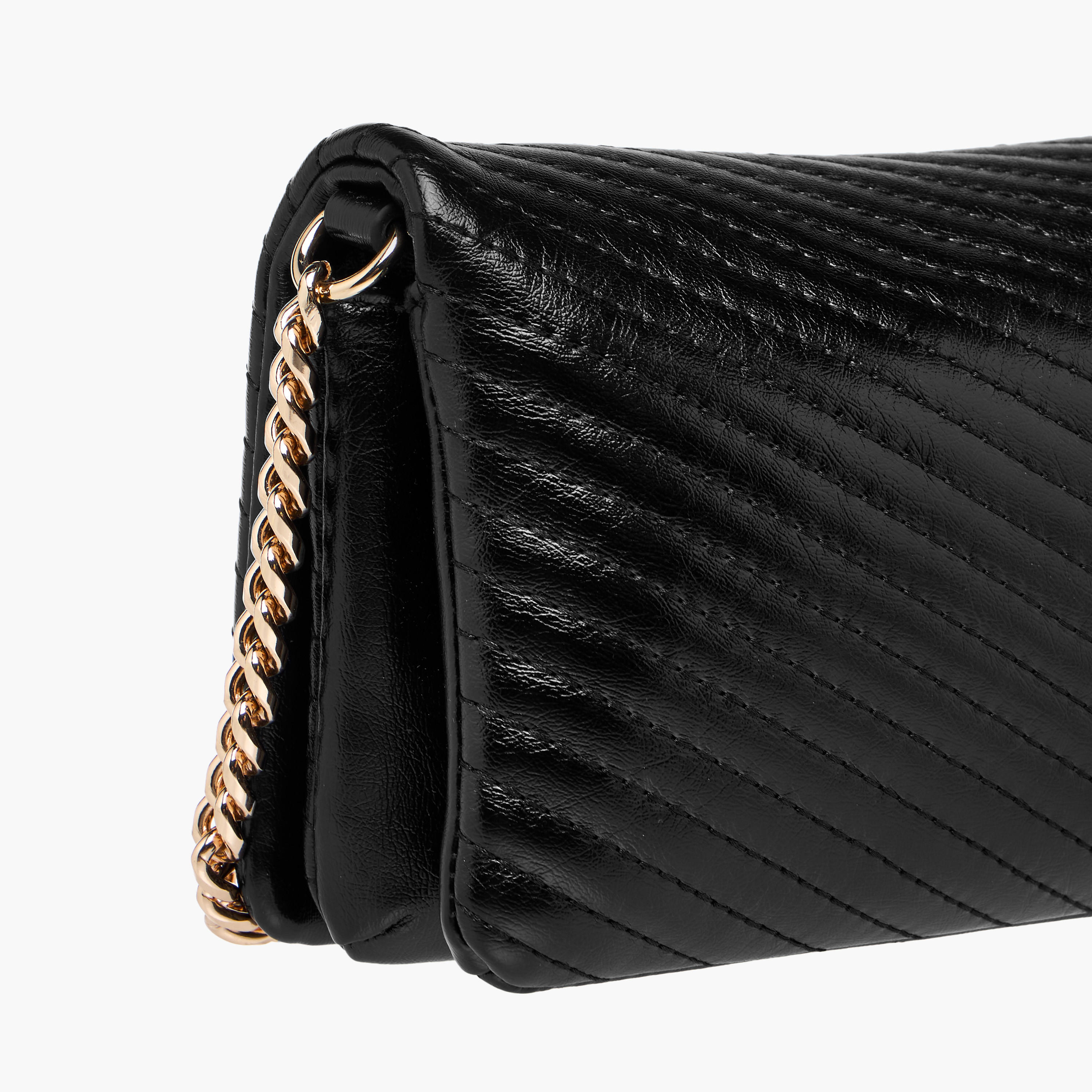 Paprika Quilted Crossbody Bag with Chain Strap-women-bagsandwallets-handbags-image-6