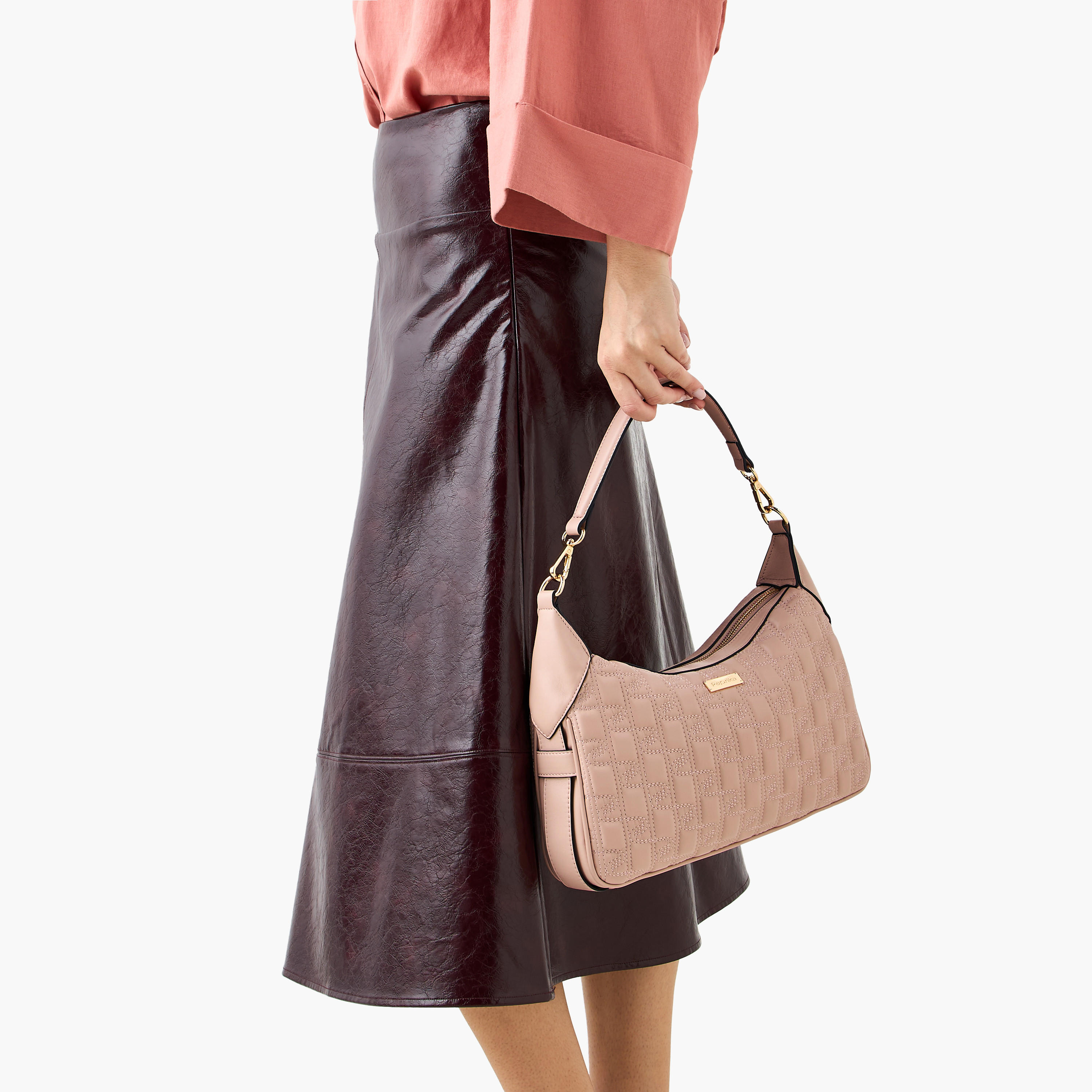 شنطة كتف مبطنة مع سحاب إغلاق من بابريكا-women-bagsandwallets-handbags-image-8