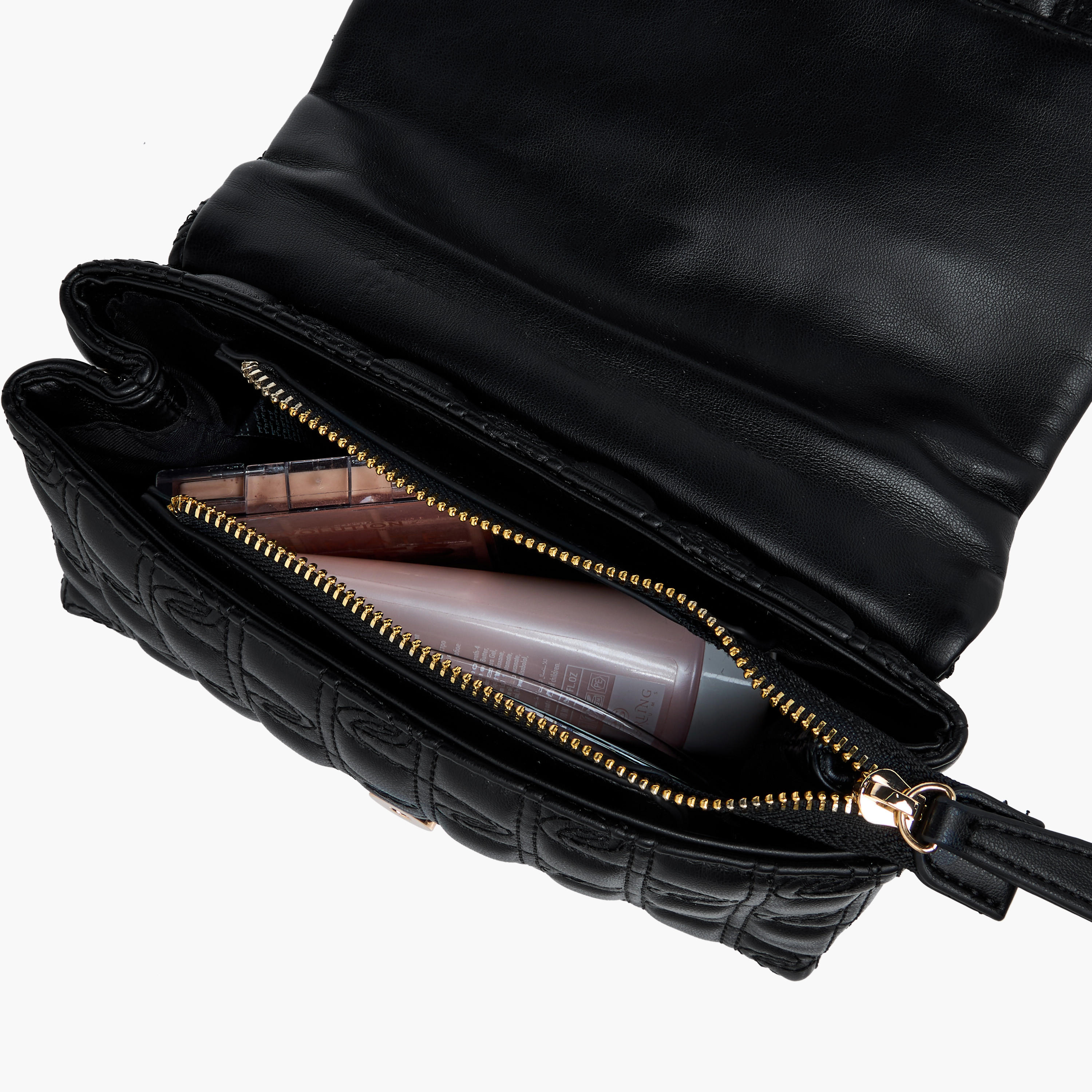 Paprika Embossed Crossbody Bag with Chain Strap-women-bagsandwallets-handbags-image-8